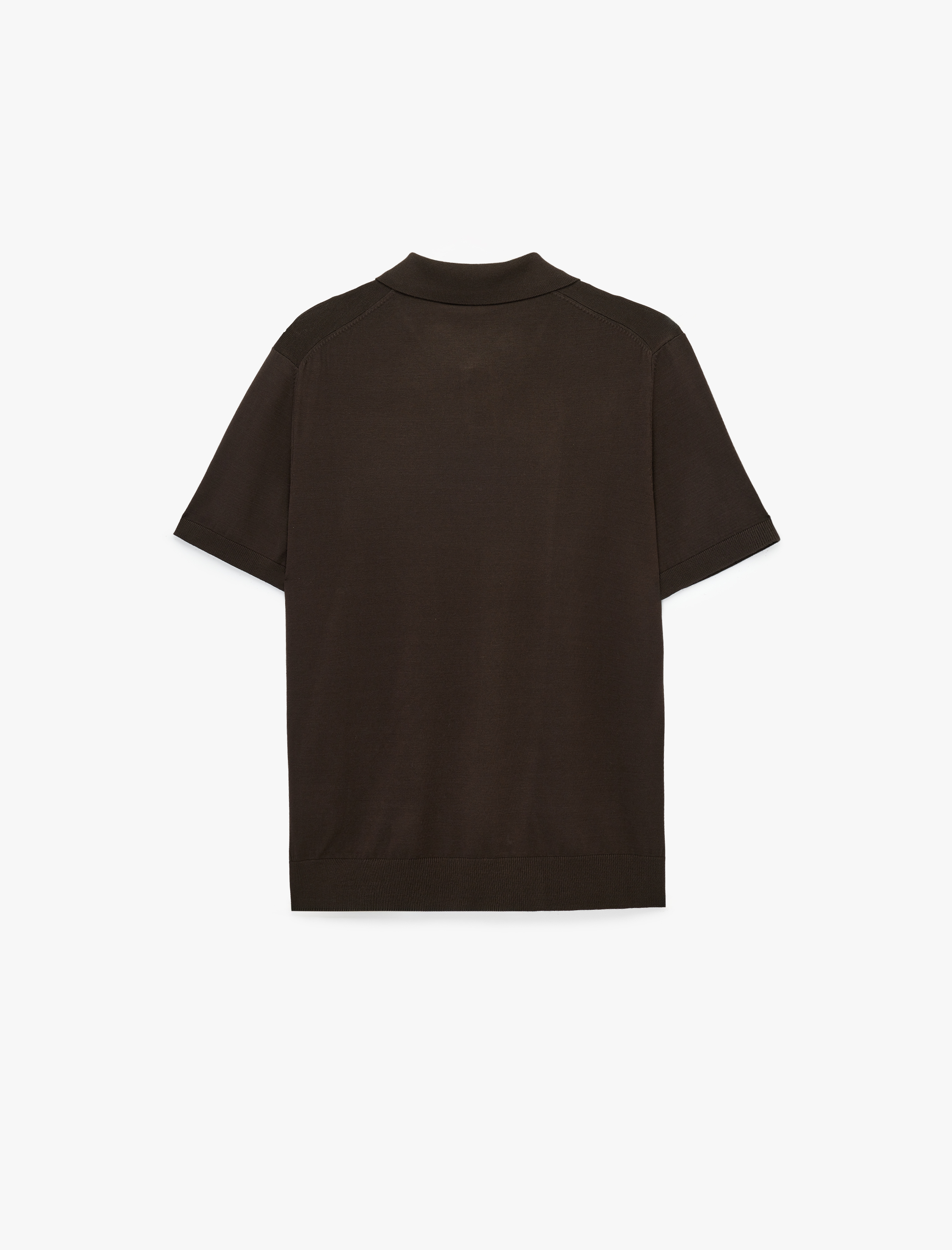   Regular Fit Kısa Kollu Viskon Polo Yaka Triko Tişört