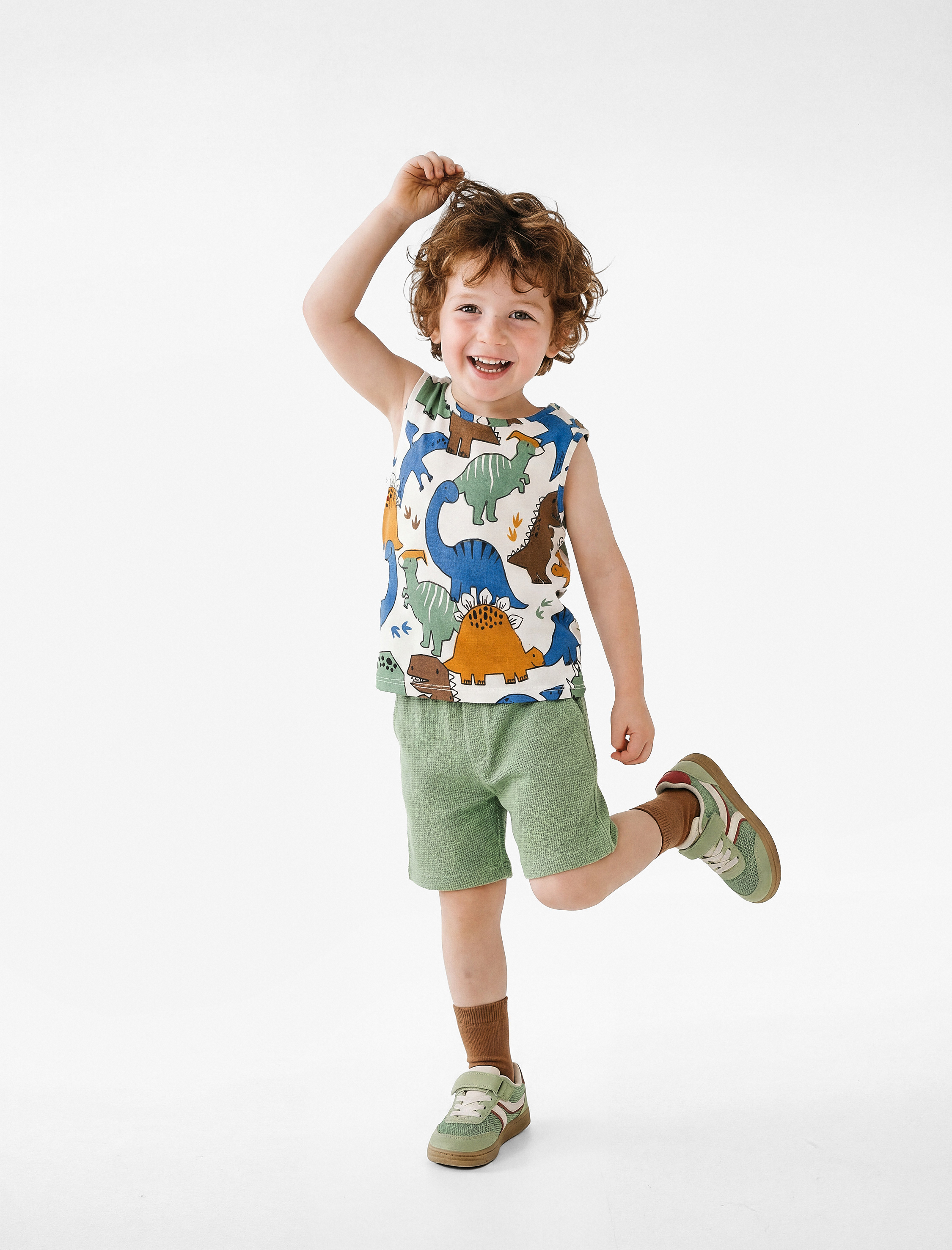  Erkek Bebek Pamuklu Bel Lastikli Cep Detaylı Basic Şort