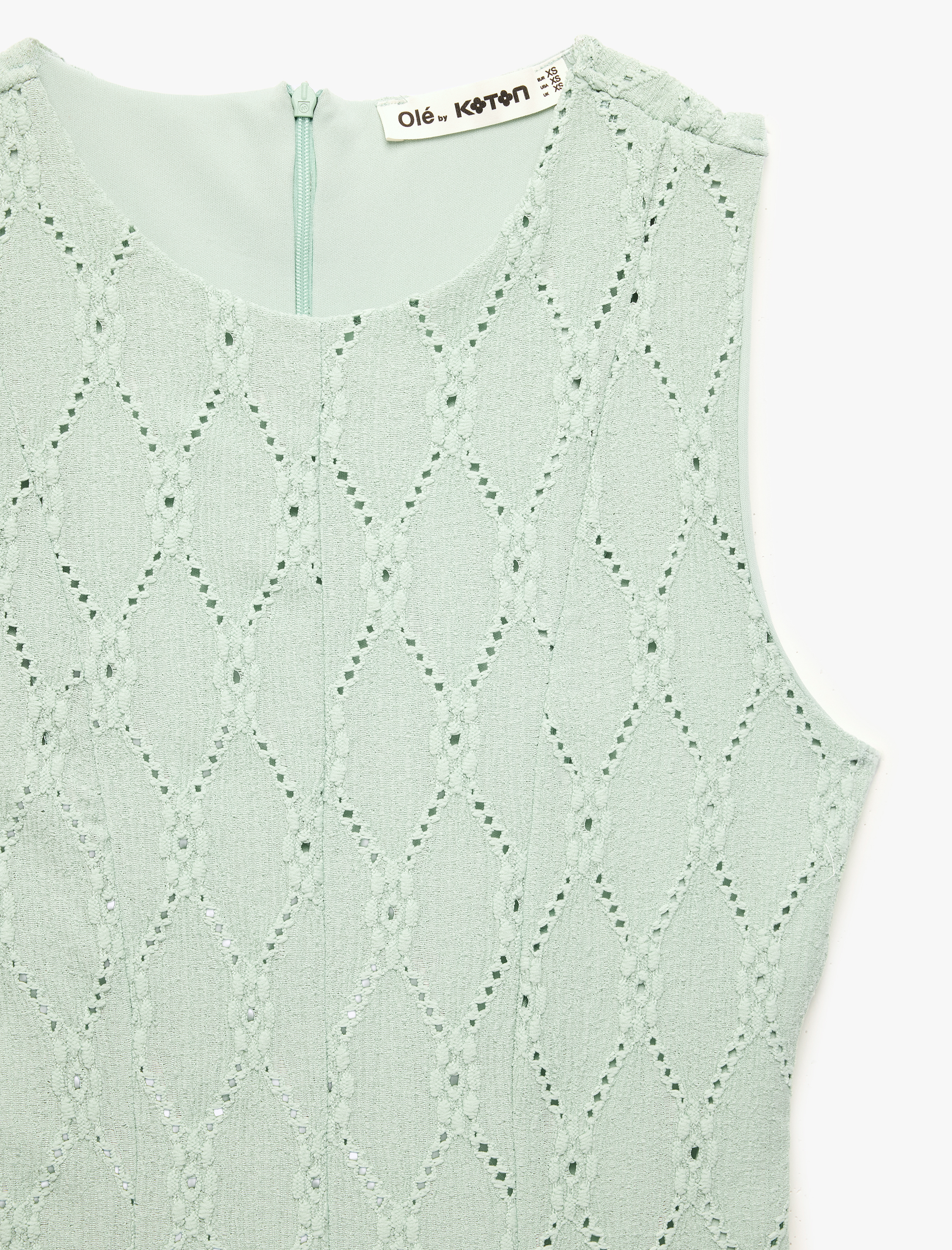   Kolsuz Bisiklet Yaka Kloş Mini Fisto Elbise