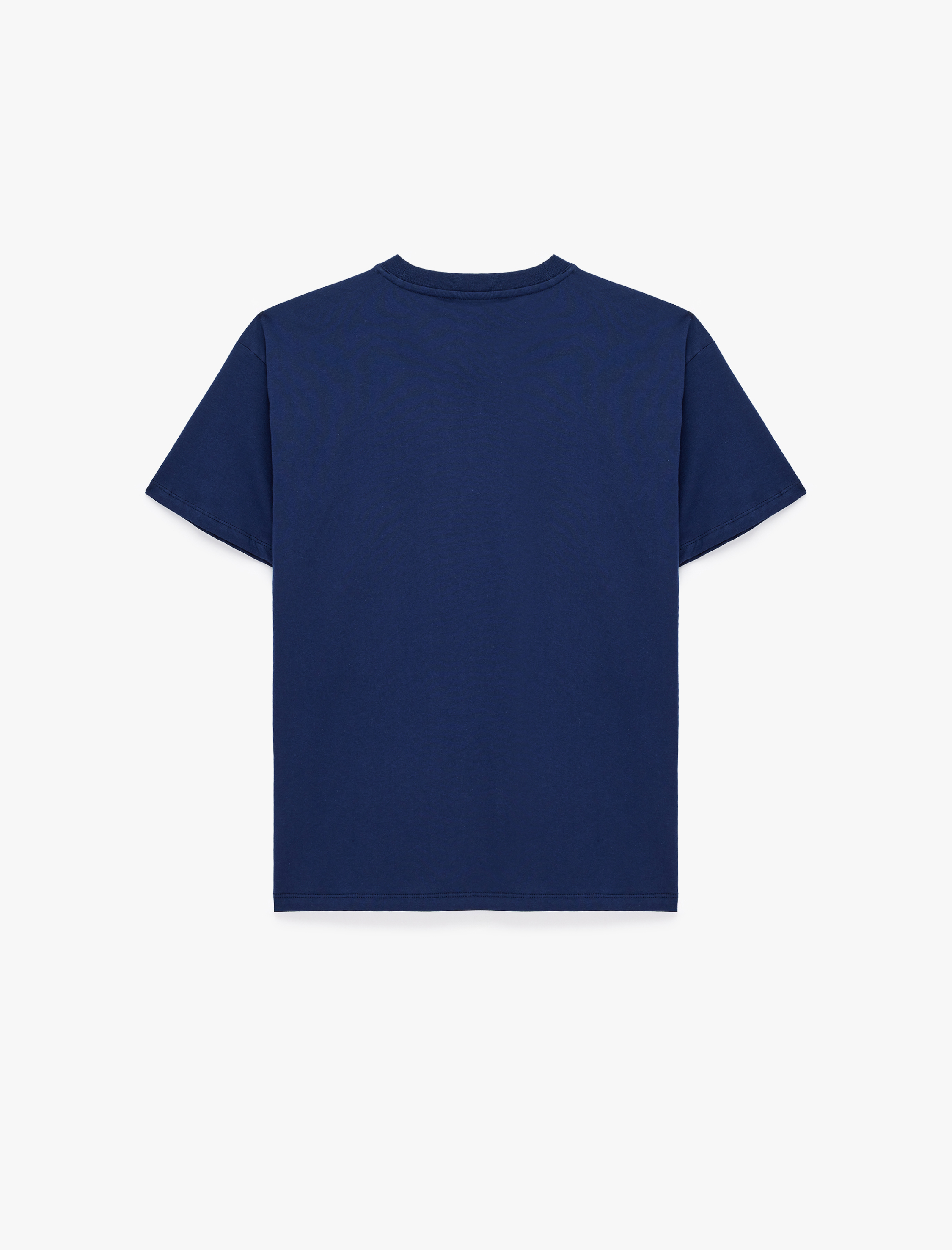 Rahat Kalıp Kısa Kollu Bisiklet Yaka Istakoz Baskılı Tişört - Görsel 4