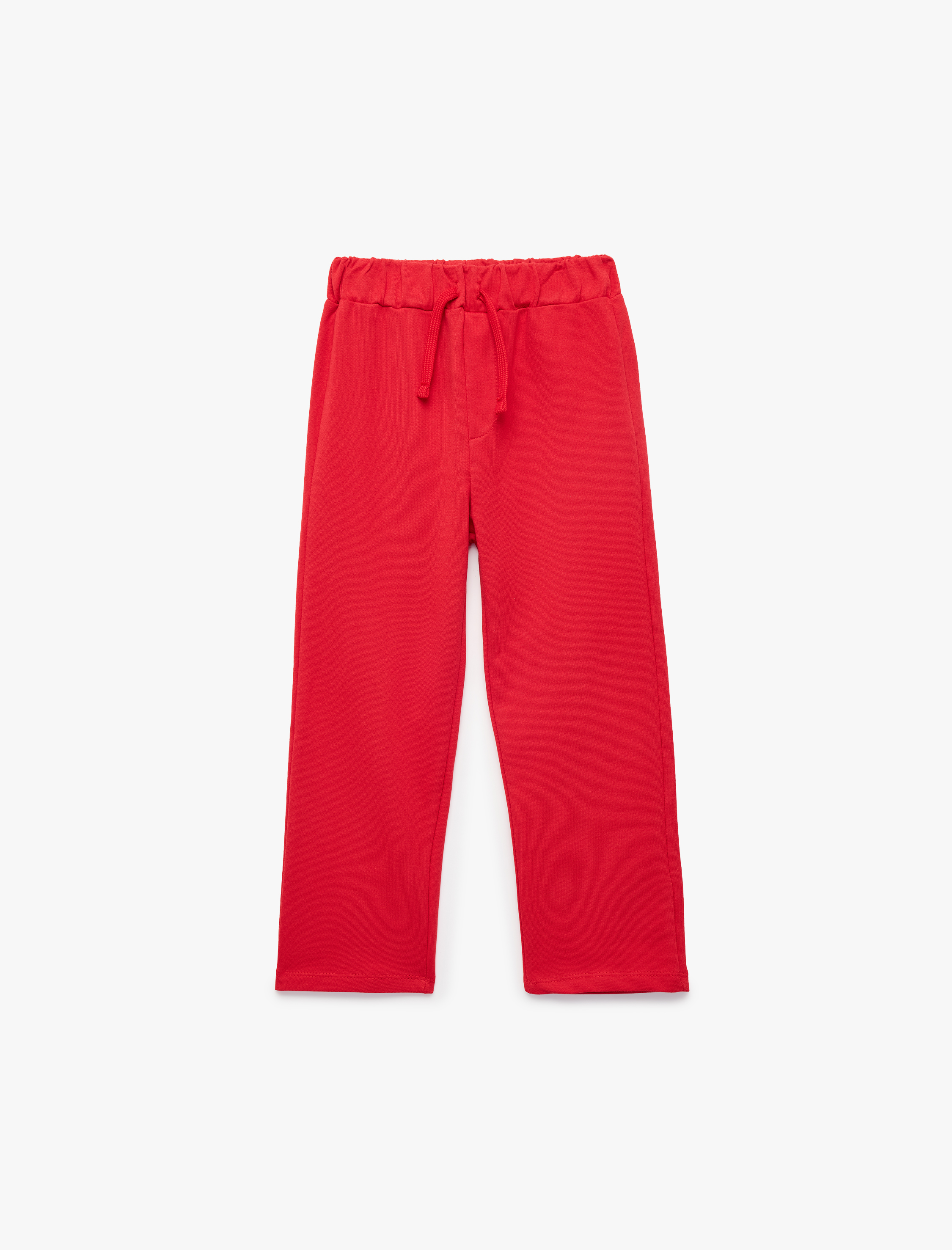  Erkek Bebek Pamuklu Beli Bağcıklı Basic Eşofman Altı