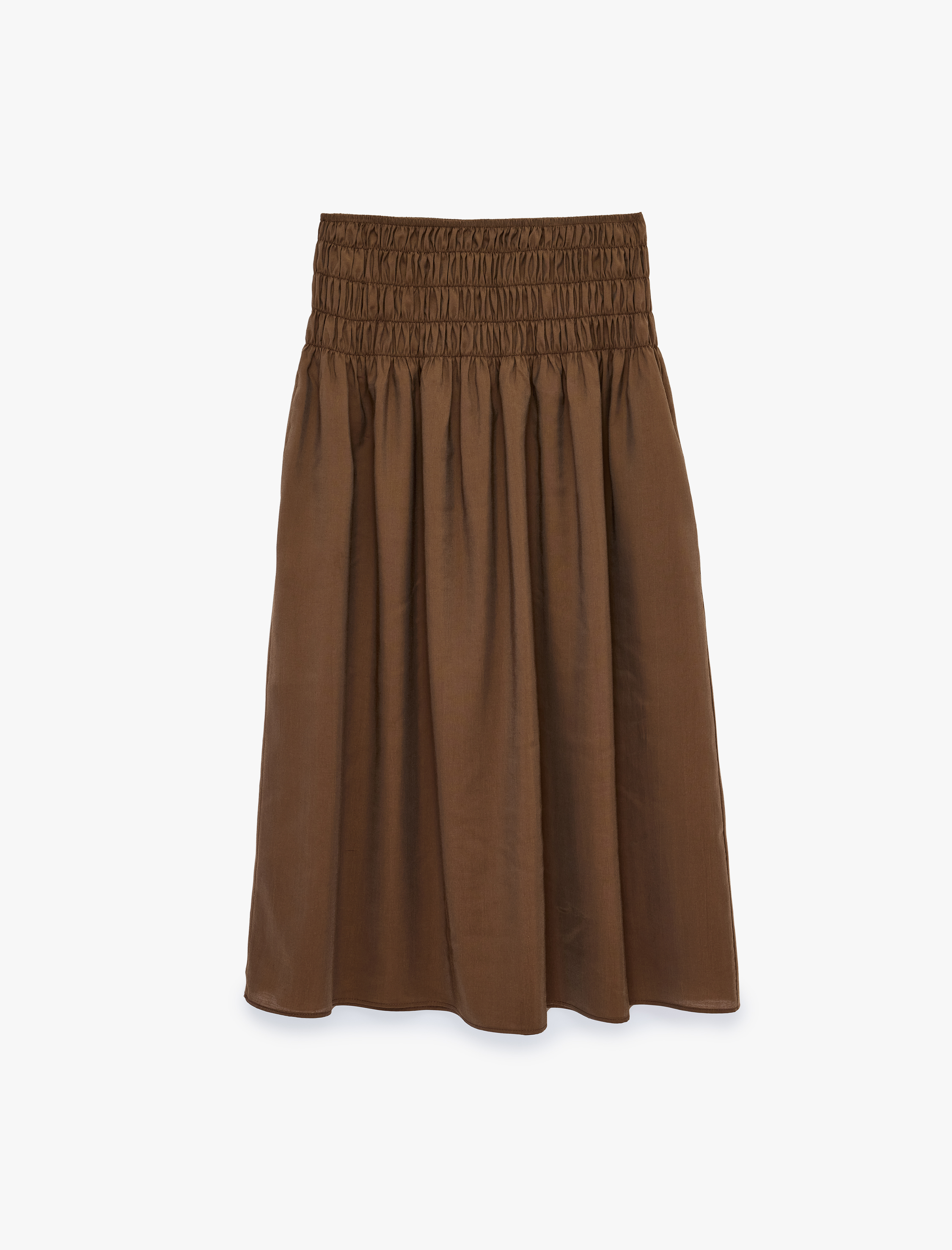   Belden Oturtmalı Gipeli Midi Kloş Etek