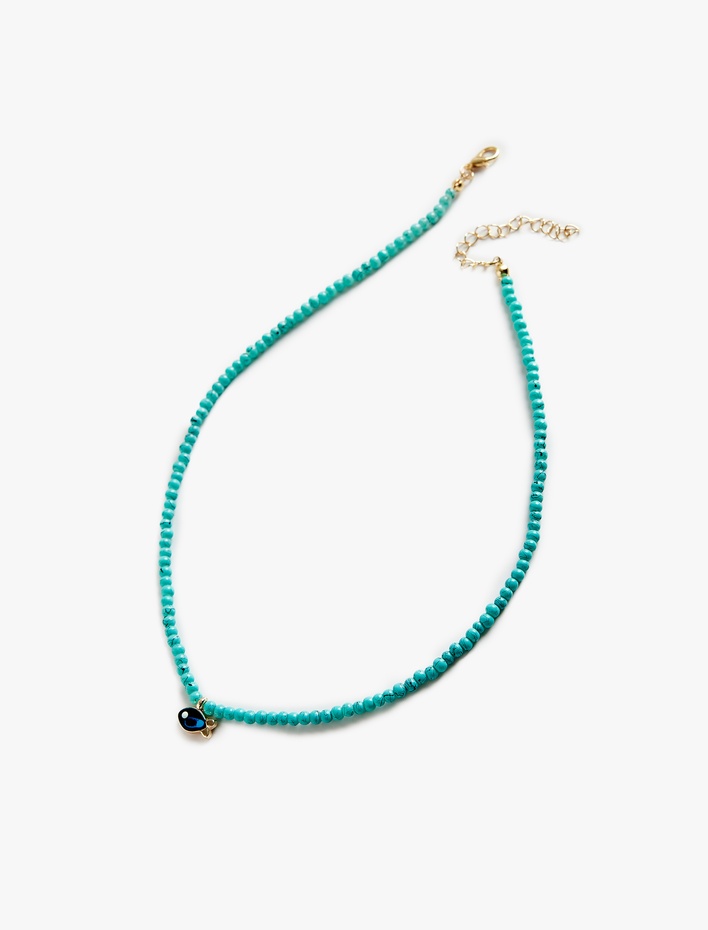 Kadın Balık Charm Boncuklu Kolye