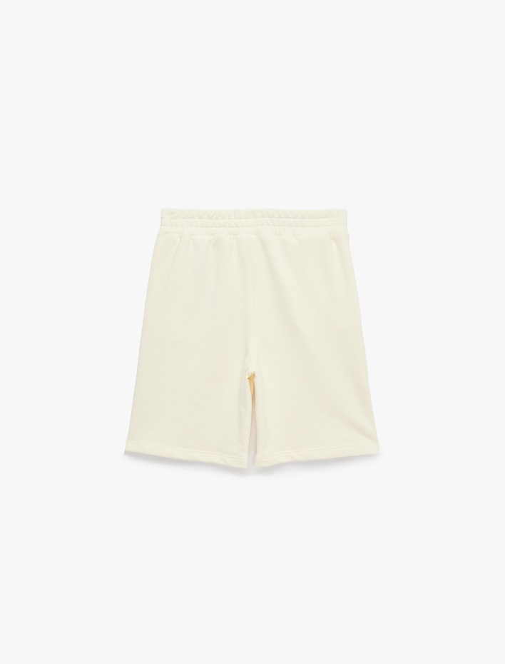 Erkek Çocuk Pamuk Karışımlı Cepli Beli Bağcıklı Şort