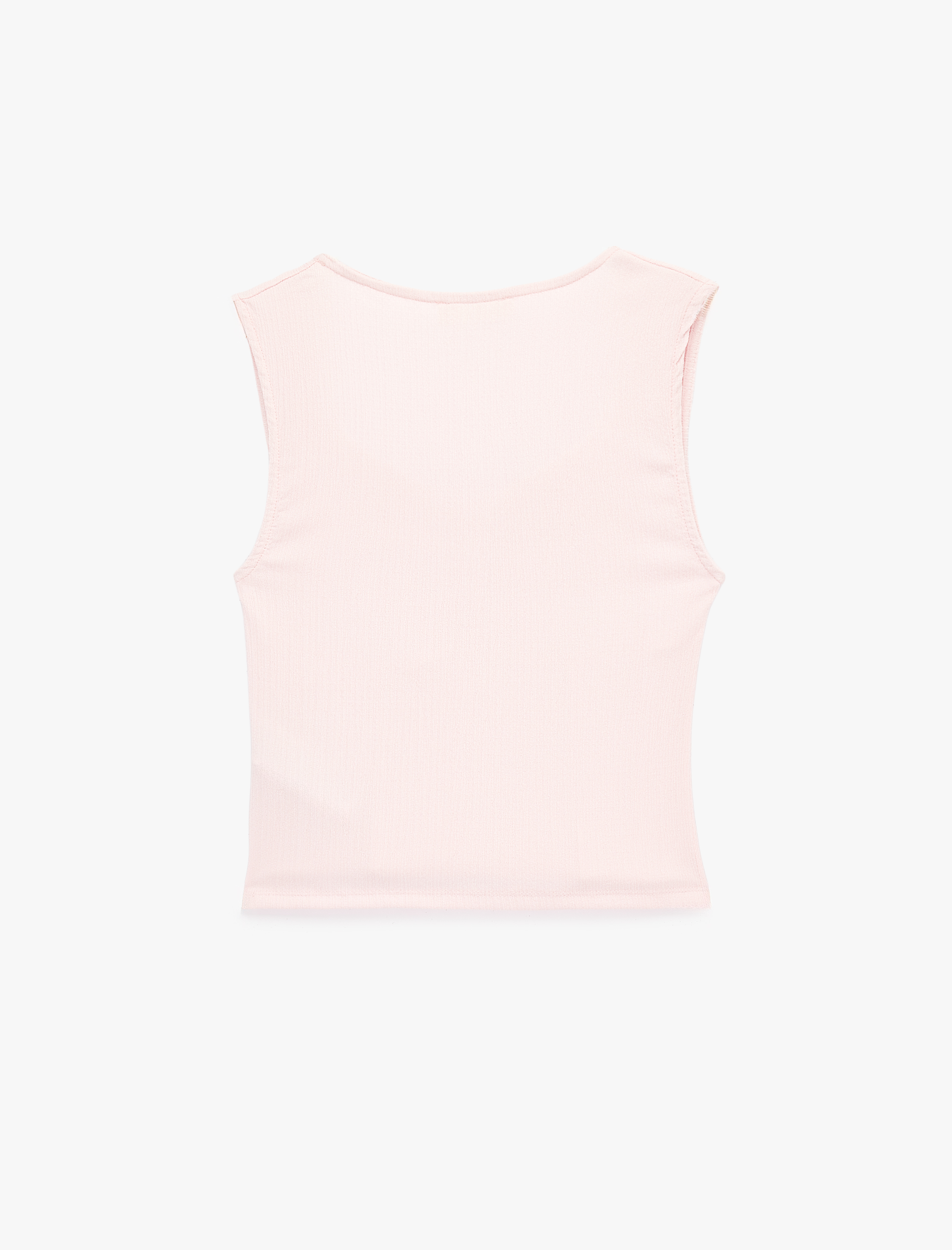   Dantel Detaylı Bürümcük Kısa Kollu Büzgülü V Yaka Bluz