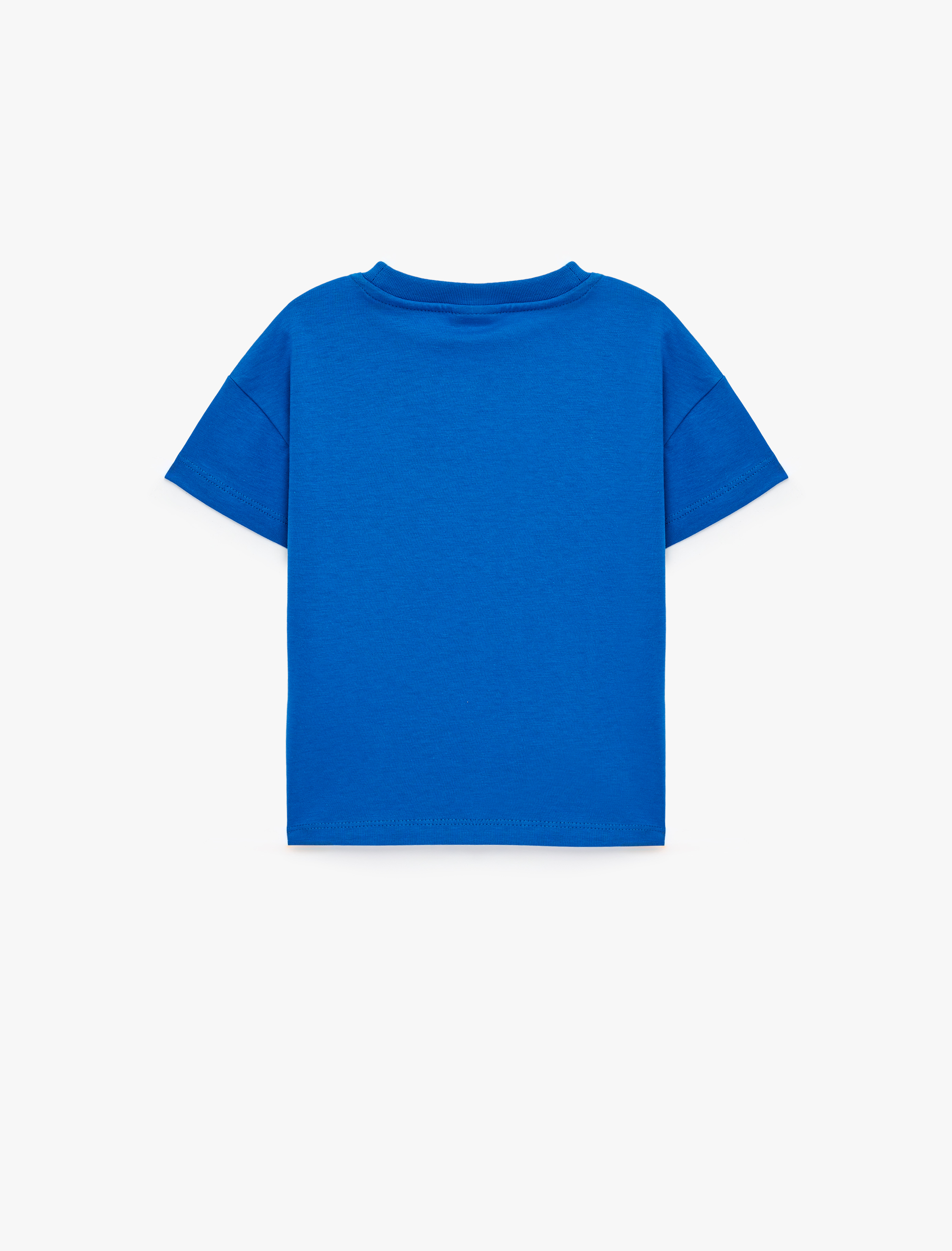  Erkek Bebek Pamuklu Kısa Kollu Bisiklet Yaka Tişört