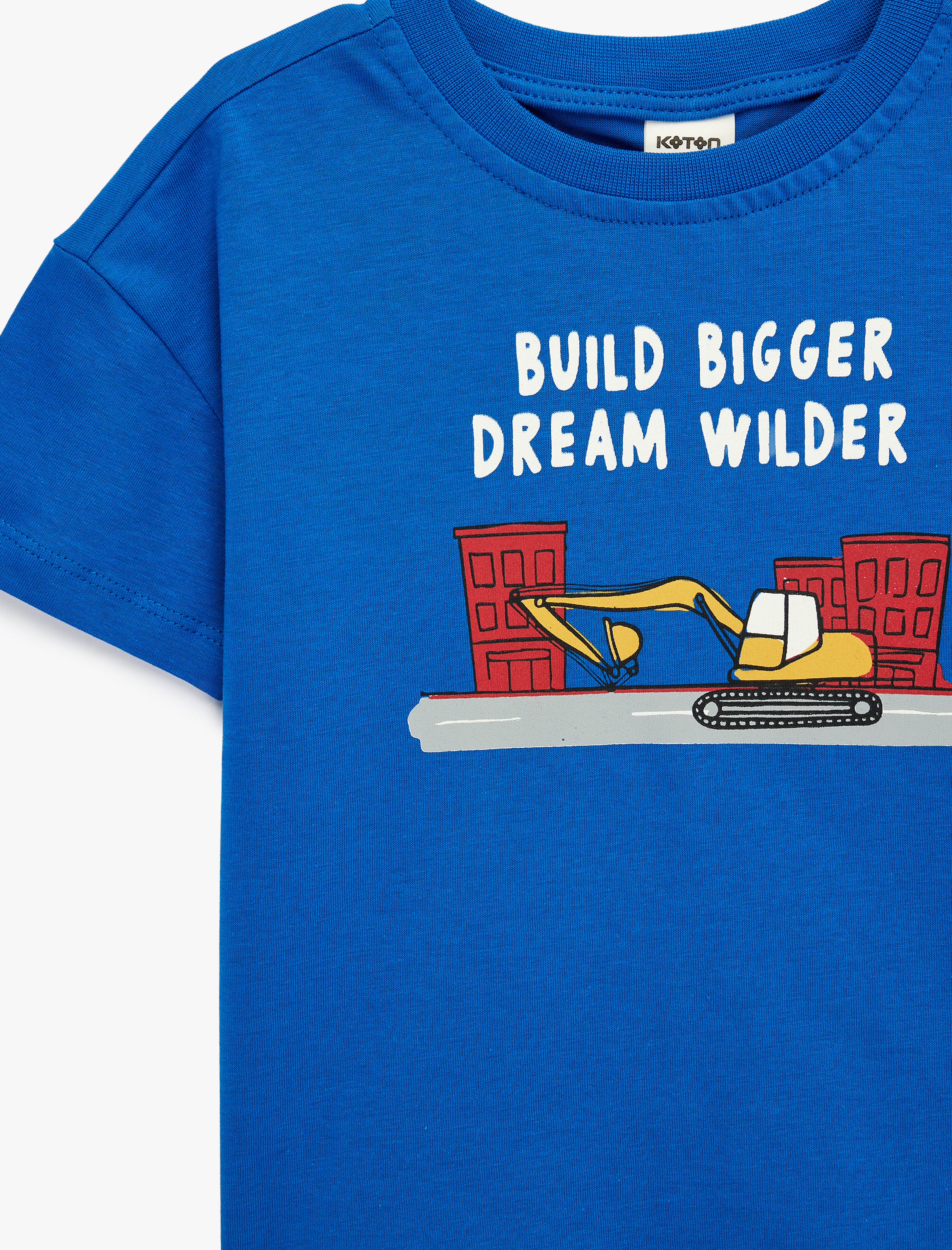  Erkek Bebek Pamuklu Kısa Kollu Bisiklet Yaka Tişört