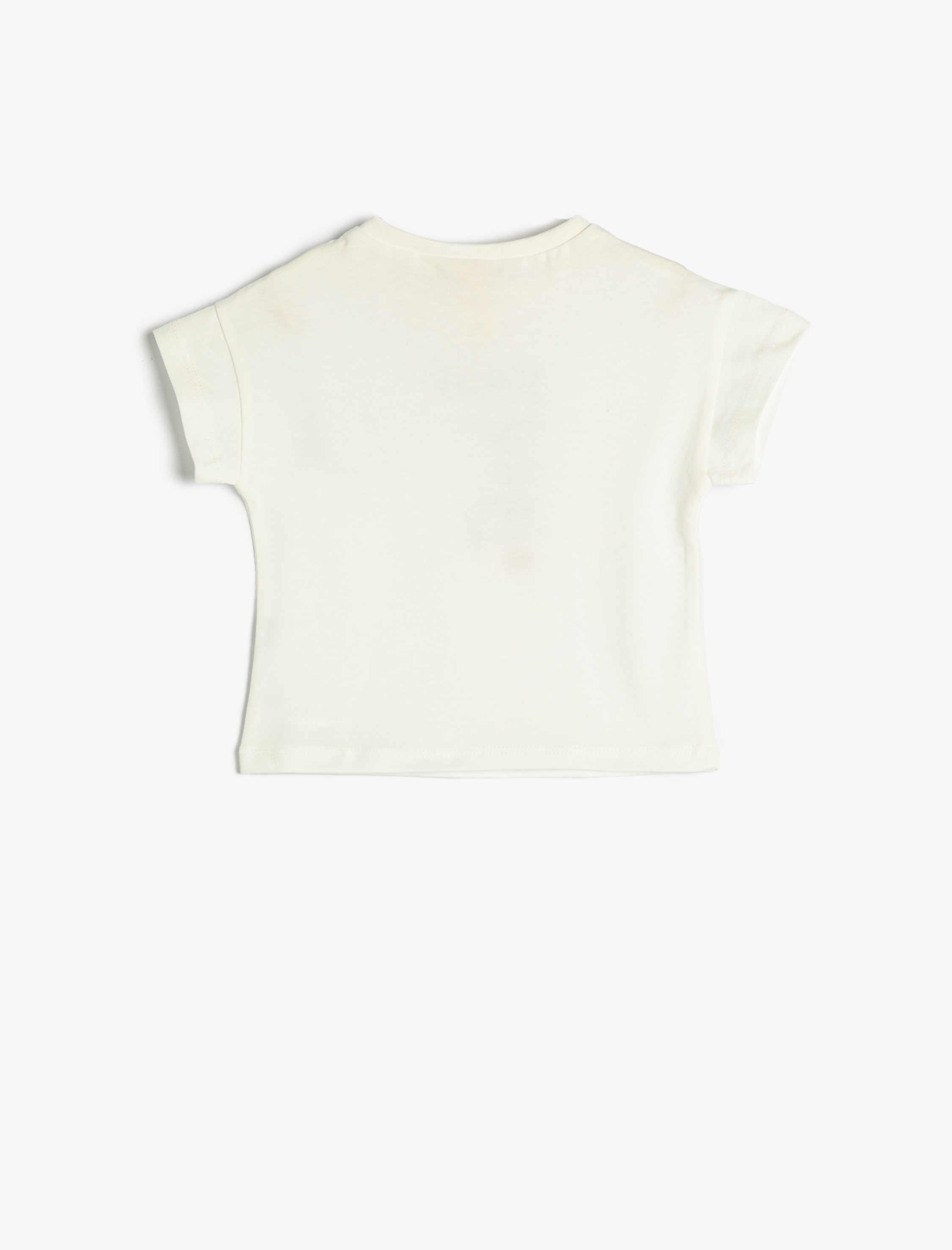  Kız Bebek Tişört Cumhuriyet Baskılı Kısa Kollu Pamuklu