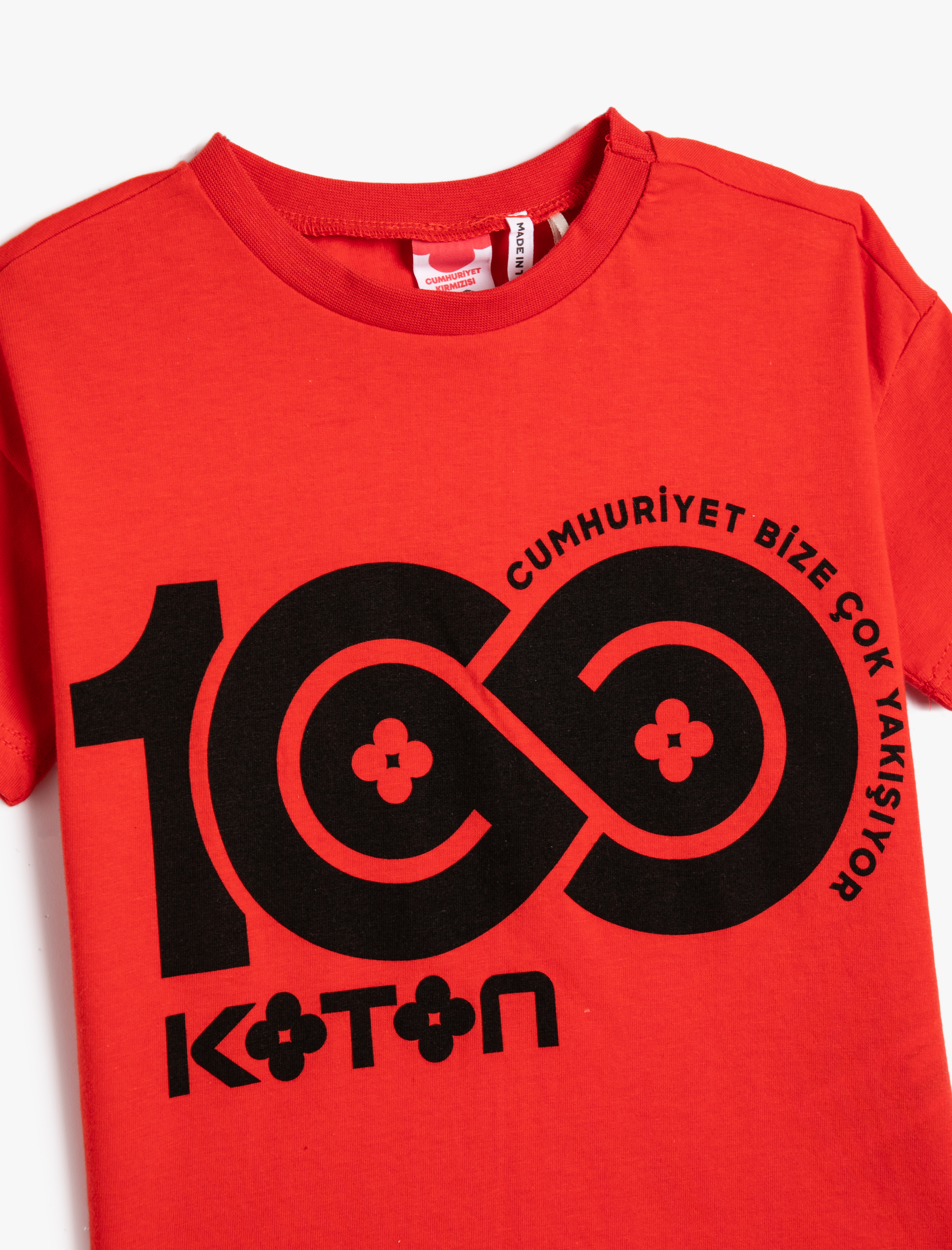  Erkek Bebek Tişört Koton Baskılı Kısa Kollu Pamuklu