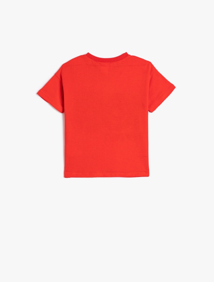 Erkek Bebek Tişört Koton Baskılı Kısa Kollu Pamuklu