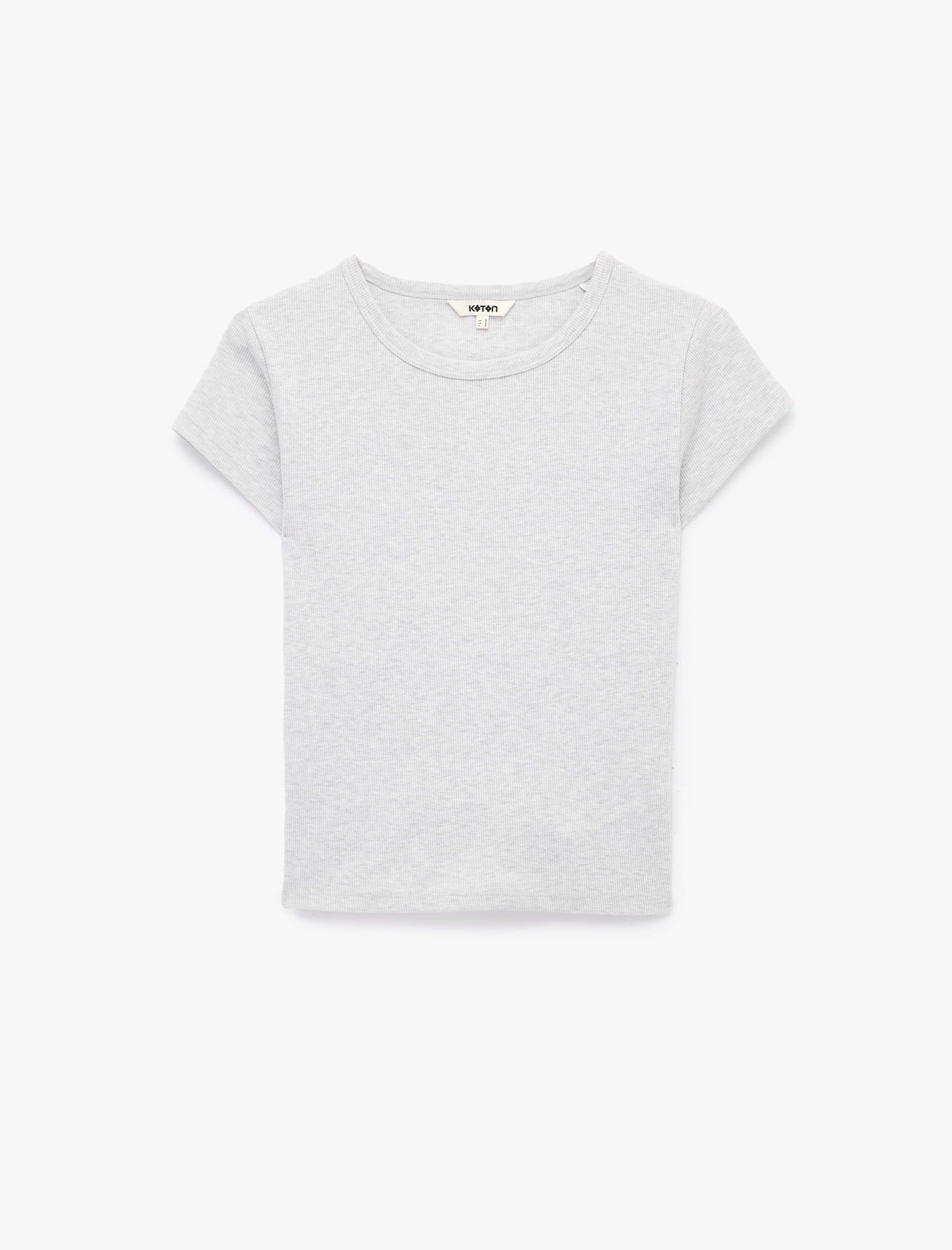   Bisiklet Yaka Kısa Kollu Fitilli Tişört