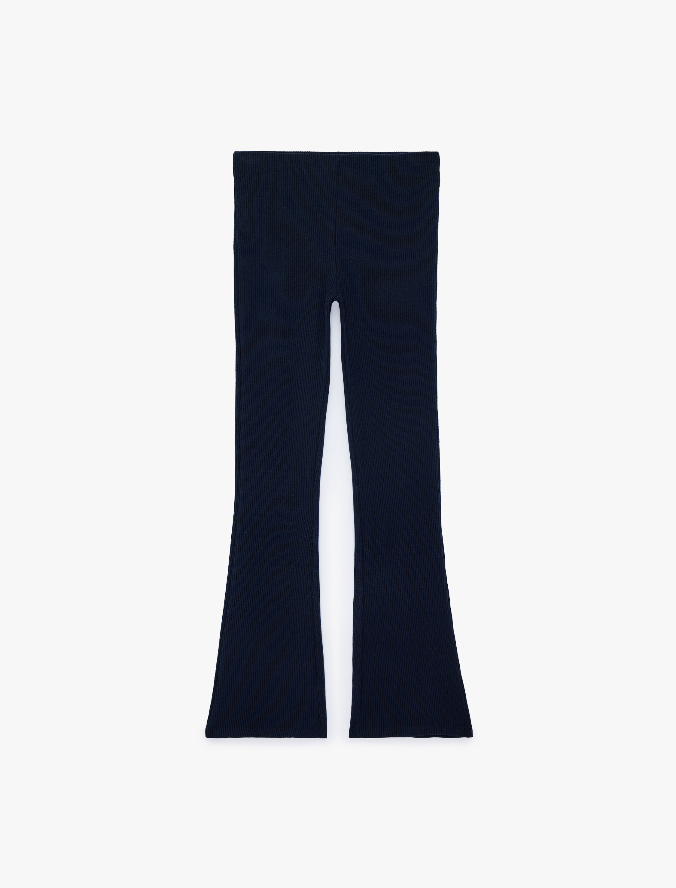 Beli Lastikli Kaşkorse İspanyol Paça Tayt Pantolon - Görsel 4