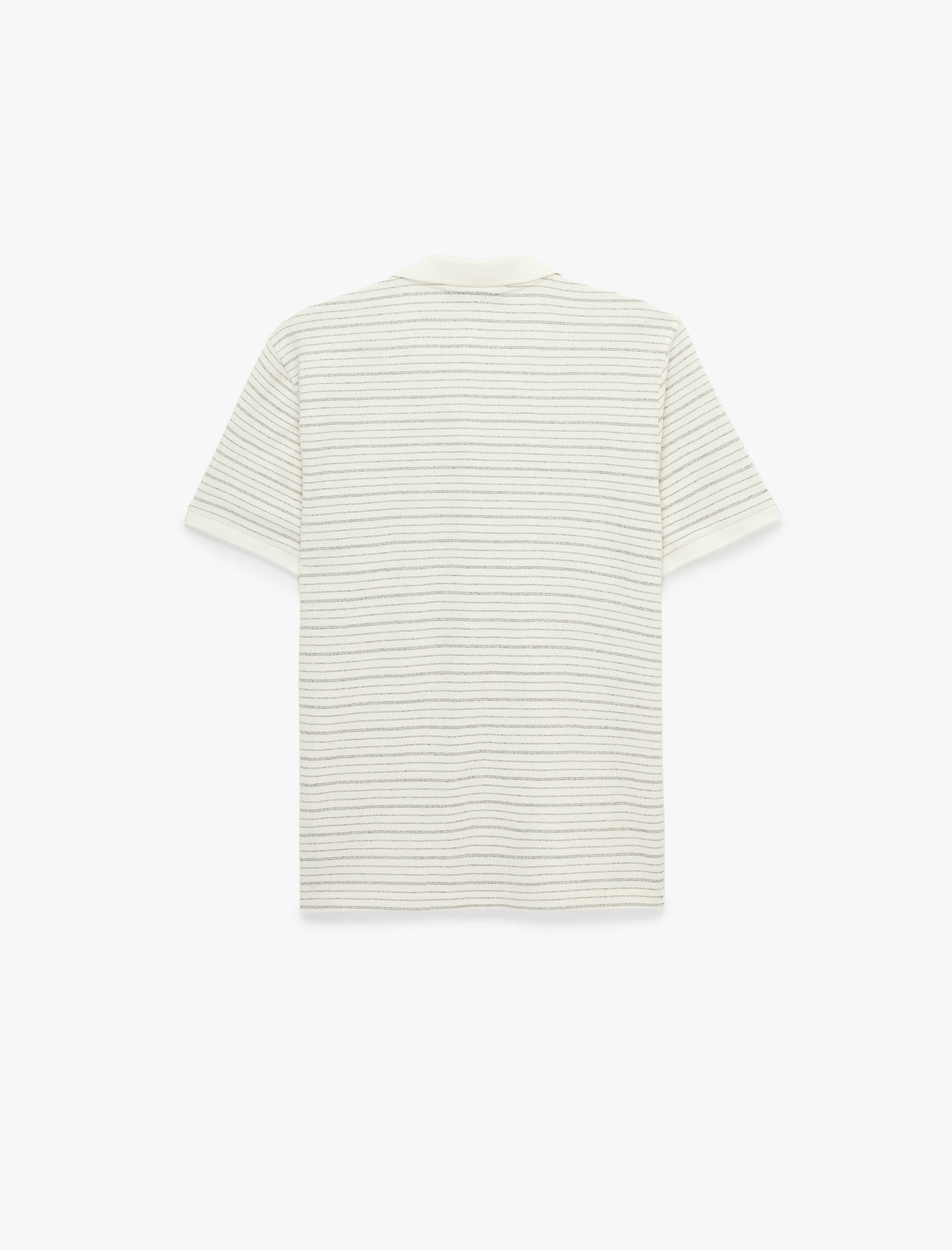   Regular Fit Kısa Kollu Çizgili Polo Yaka Tişört