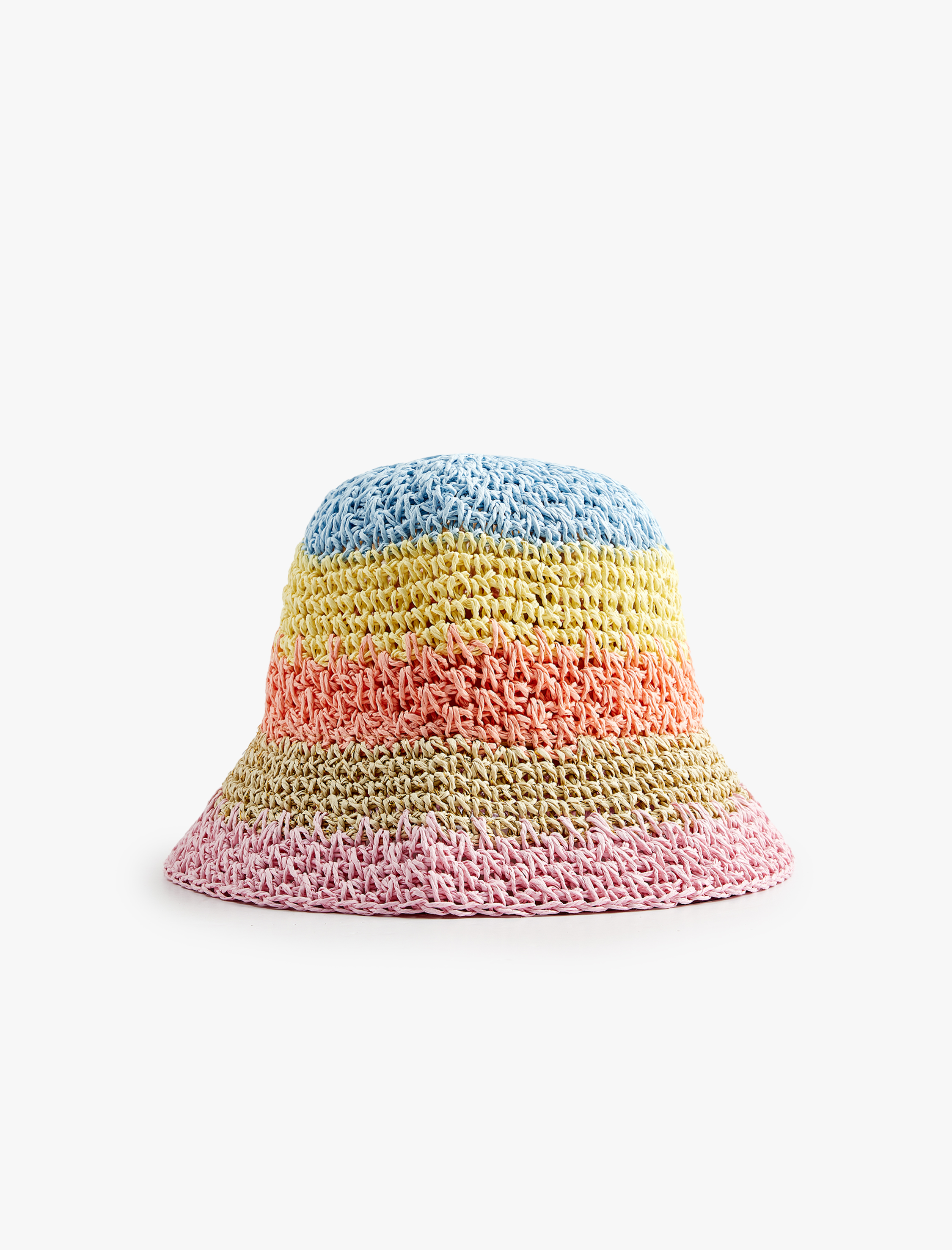  Kız Çocuk Örgü Bucket Şapka