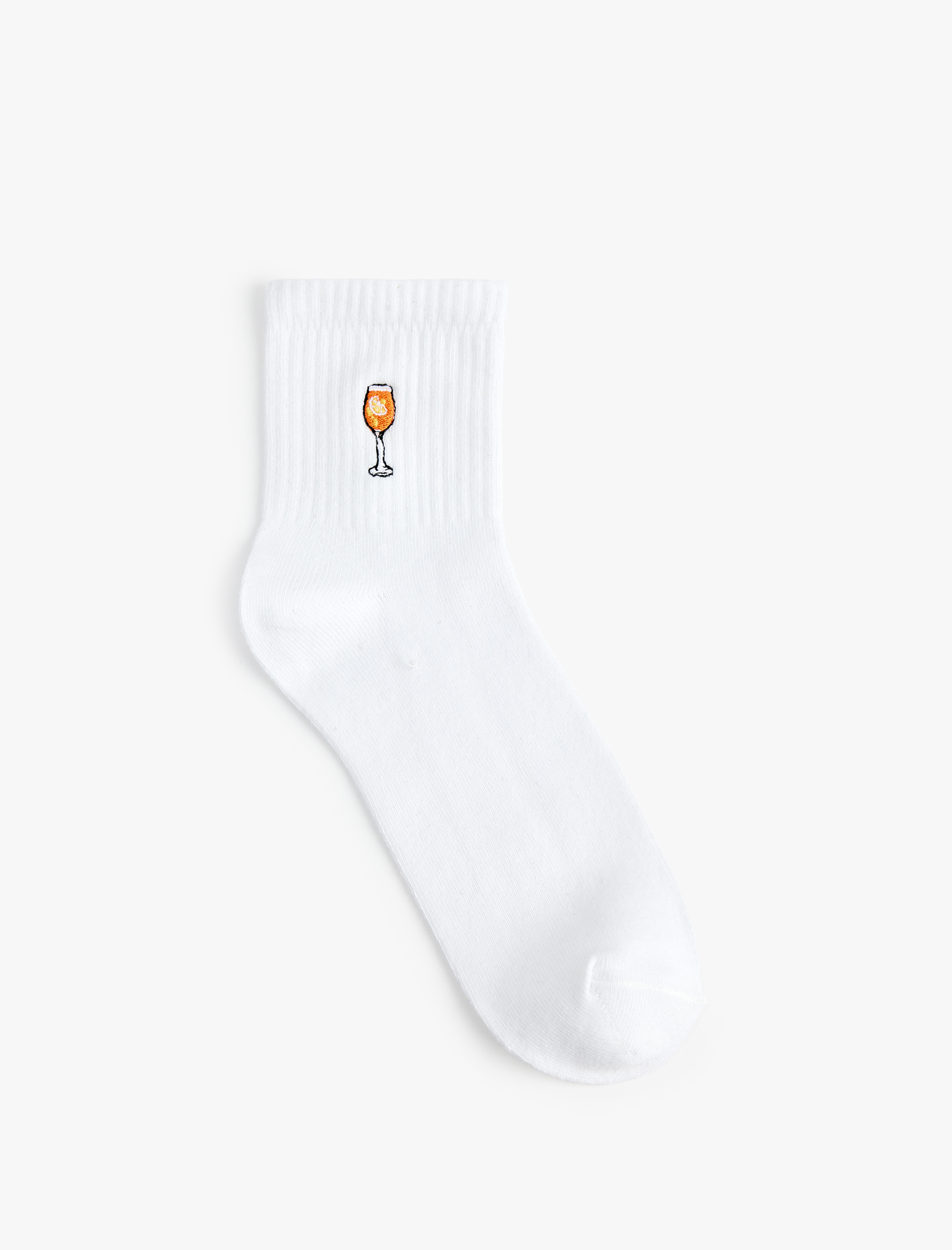  Kadın Nakışlı Soket Tenis Çorabı
