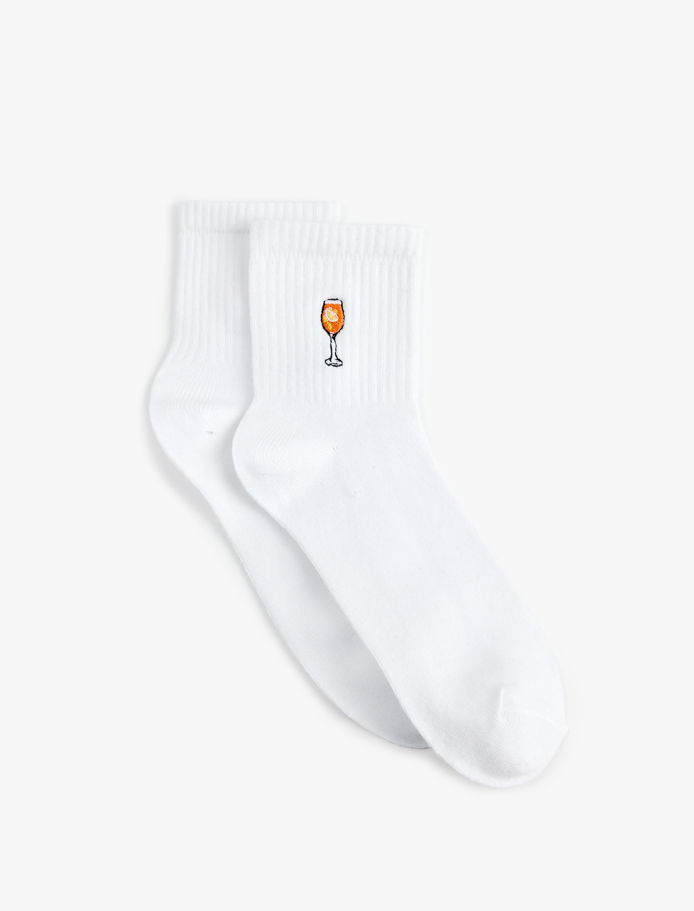  Kadın Nakışlı Soket Tenis Çorabı