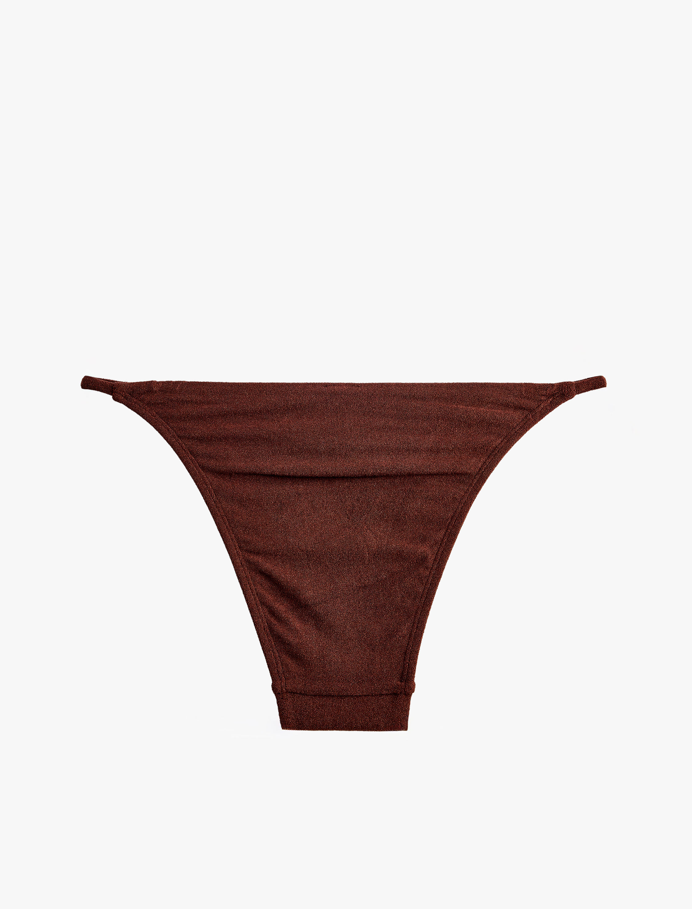   Çıkarılabilir Boncuk Zincir Detaylı İpli Brazilian Bikini Altı