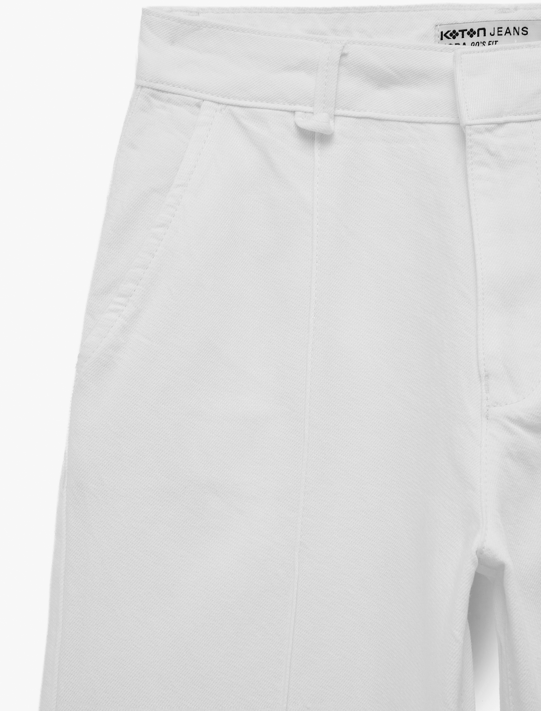   Standart Bel Nervürlü Duble Paça Pantolon - Straight Fit Jean