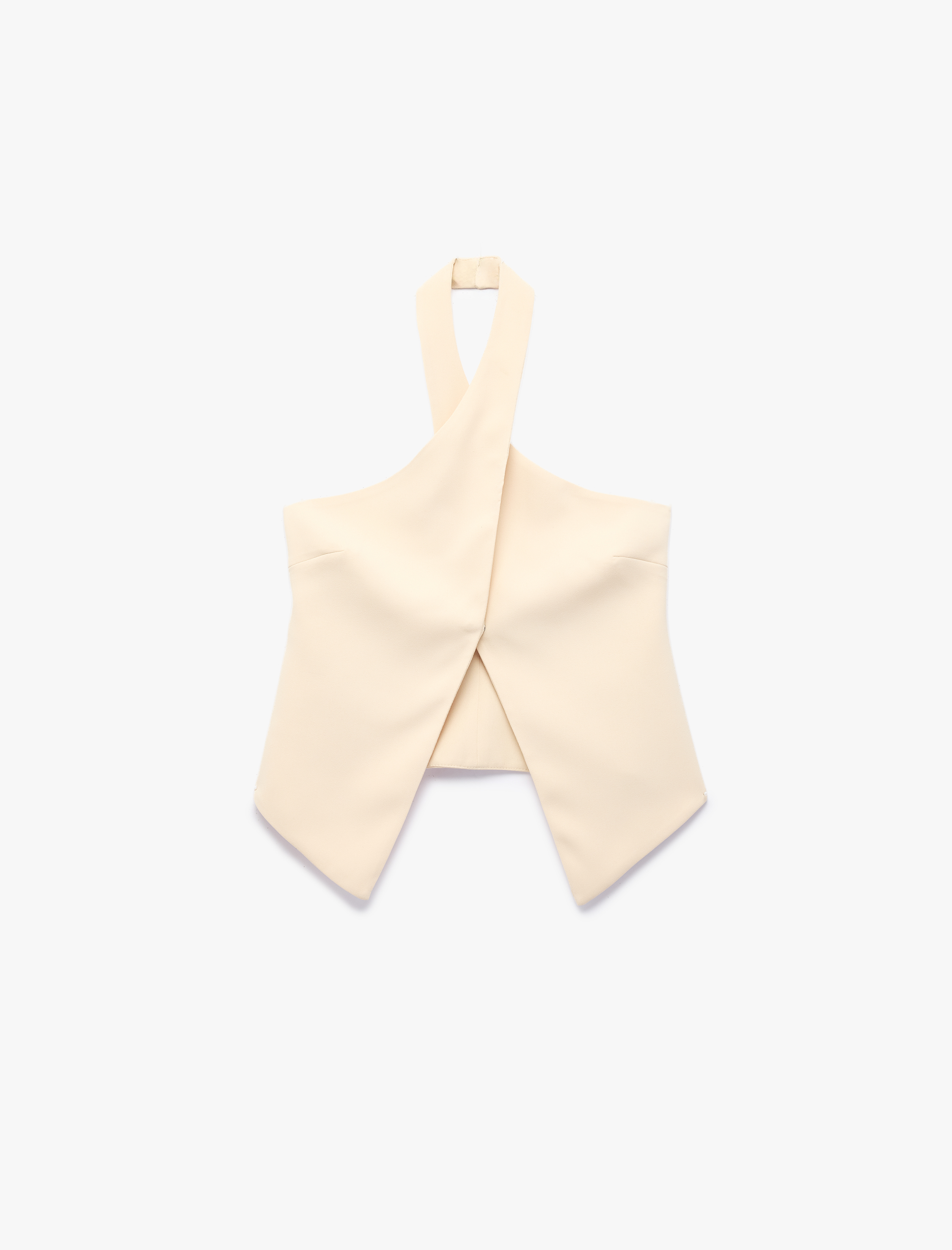   Kolsuz Halter Yaka Bluz