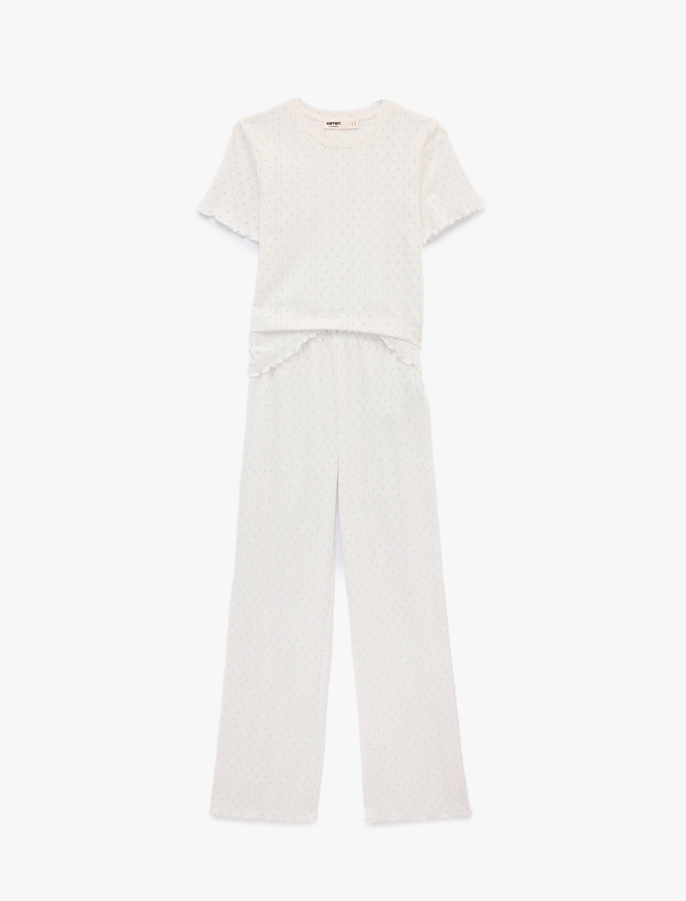   Kısa Kollu Rahat Kesim Pamuklu Pijama Takımı - 2'li Set