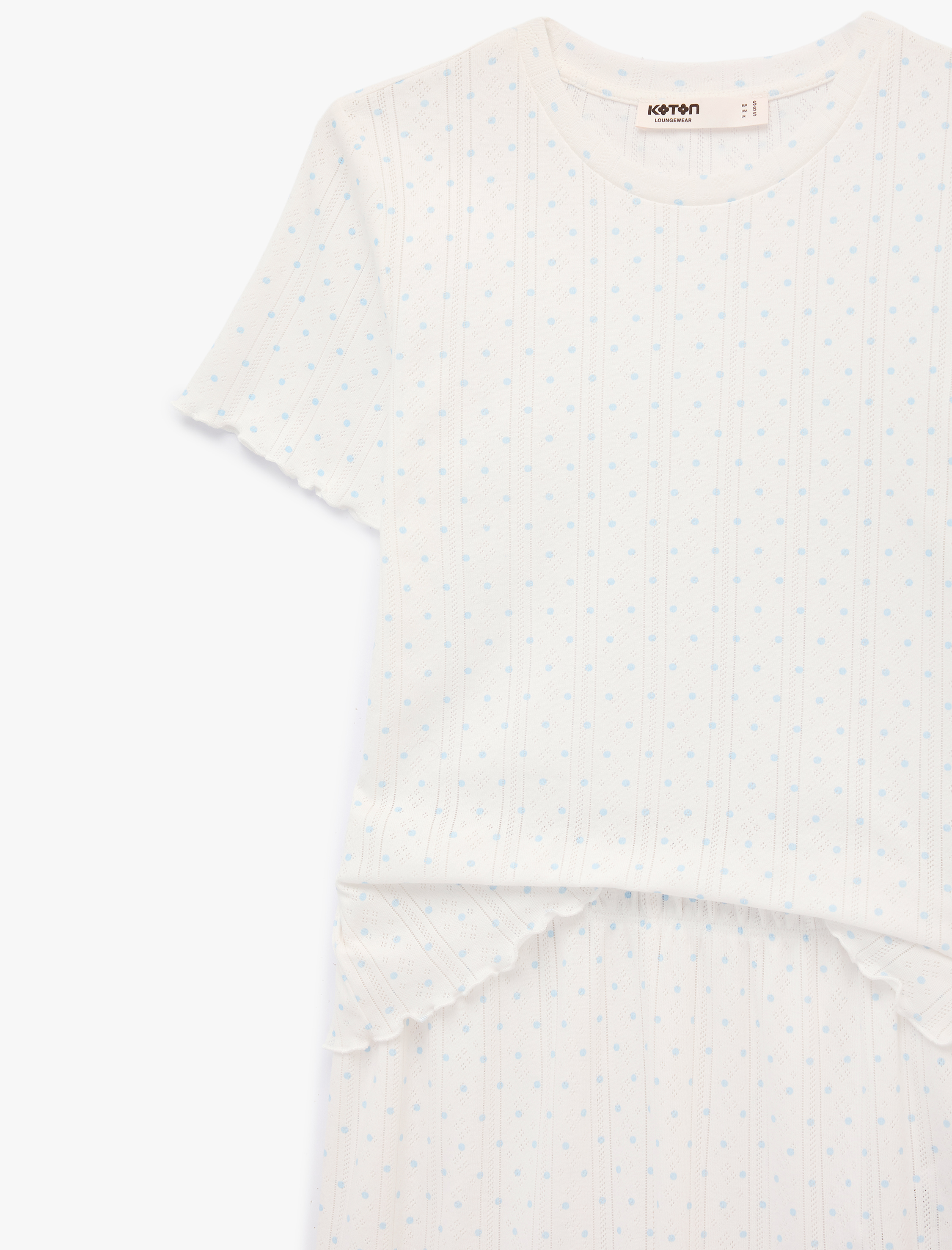   Kısa Kollu Rahat Kesim Pamuklu Pijama Takımı - 2'li Set
