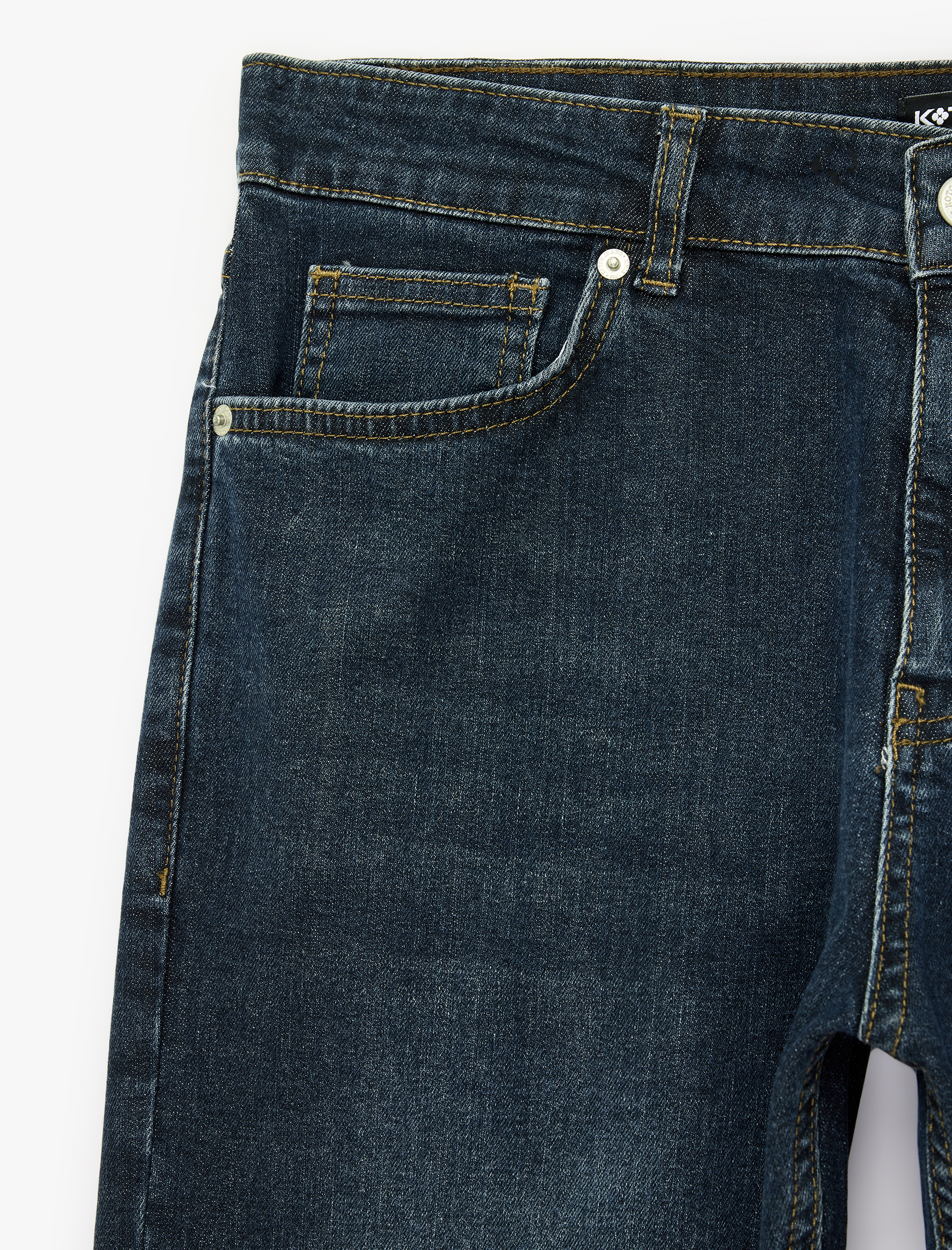   Normal Bel Pamuklu Slim Fit Jean Pantolon - Brad Jean