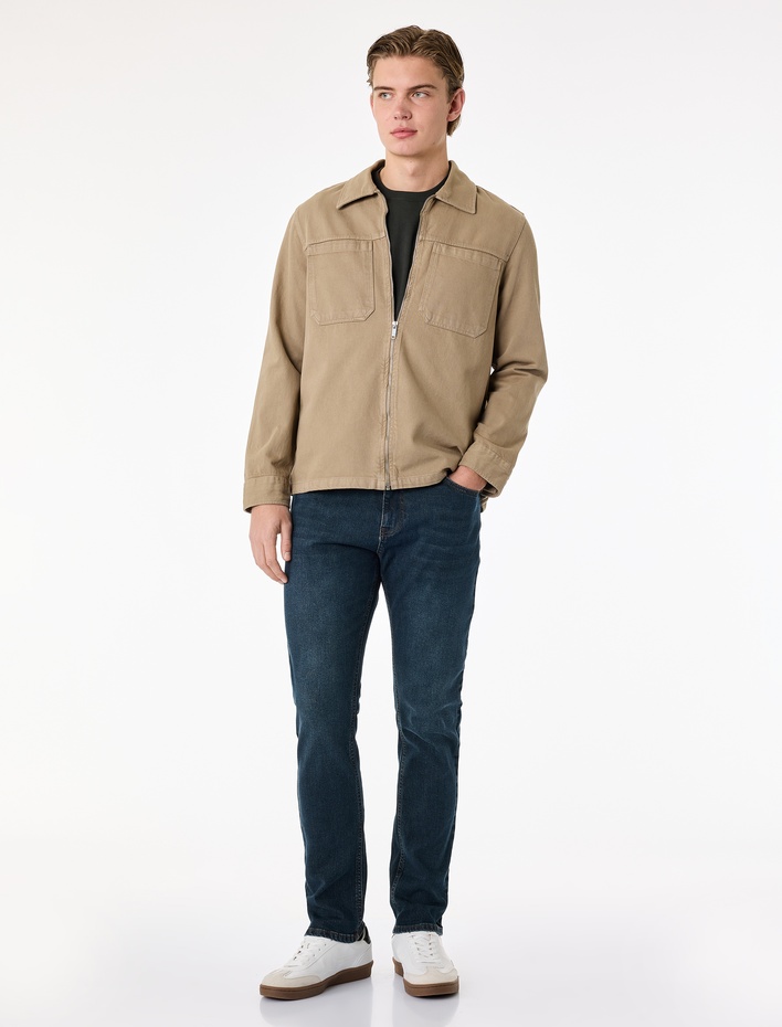  Normal Bel Pamuklu Slim Fit Jean Pantolon - Brad Jean