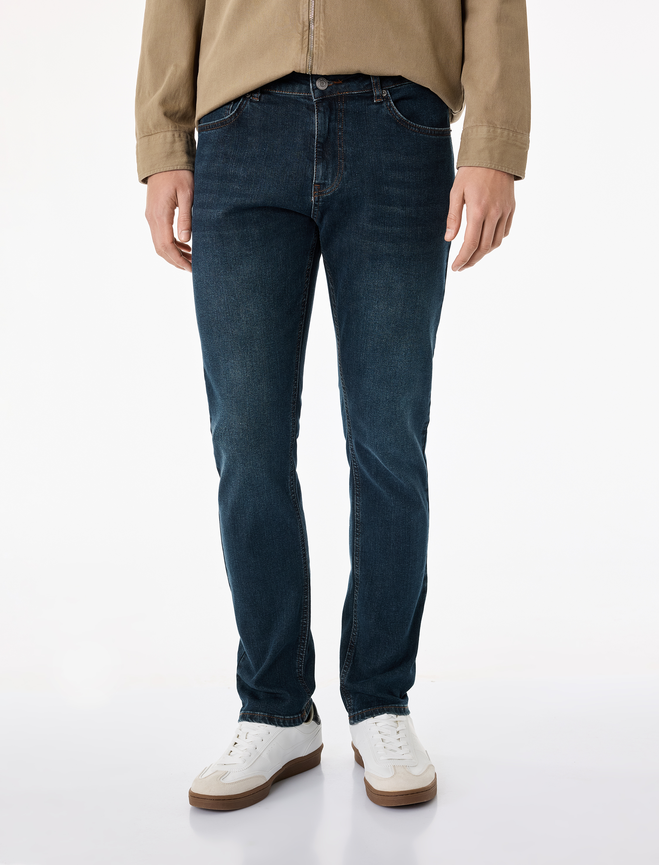   Normal Bel Pamuklu Slim Fit Jean Pantolon - Brad Jean