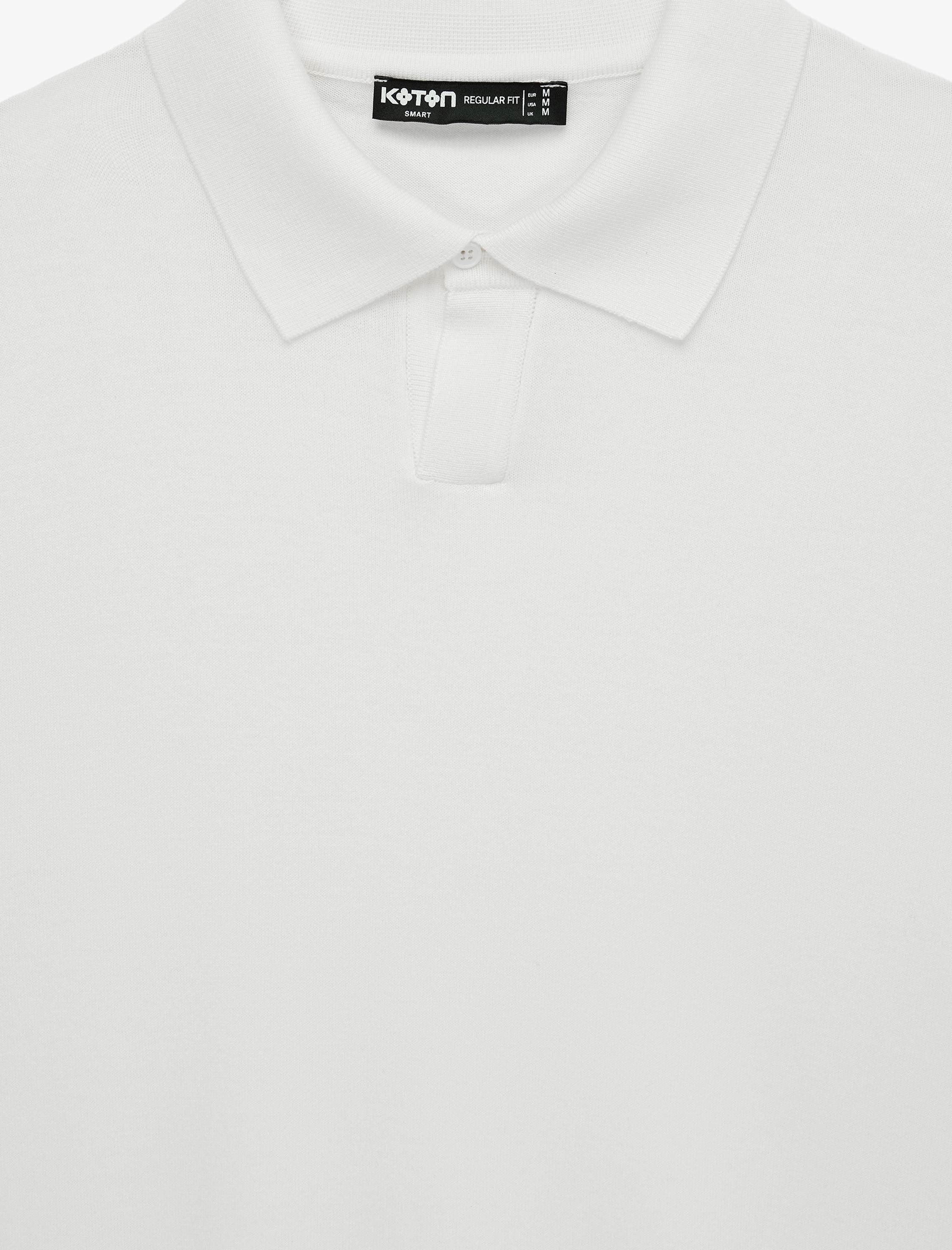   Regular Fit Kısa Kollu Viskon Polo Yaka Triko Tişört