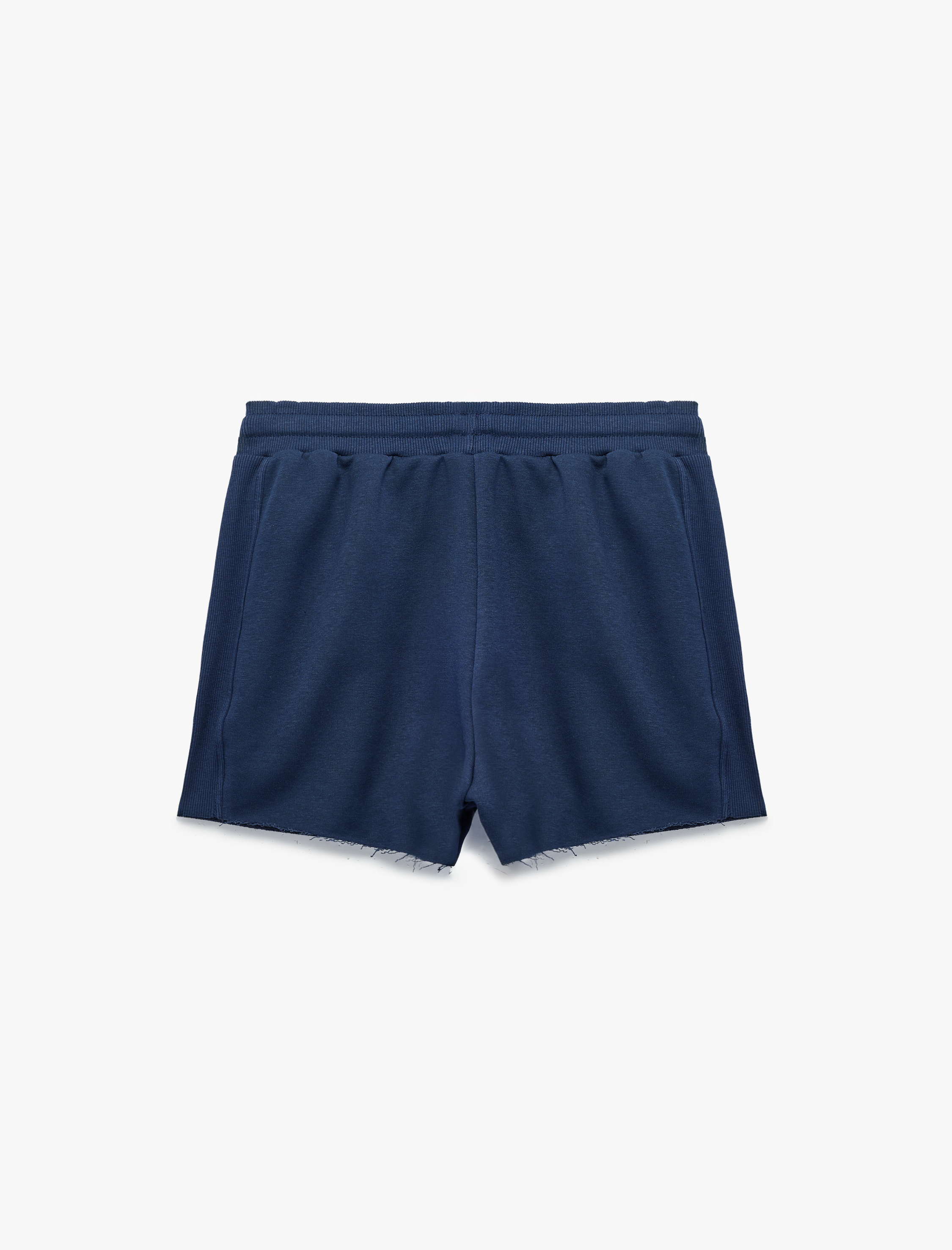   Normal Bel Bağcıklı Cep Detaylı Mini Şort