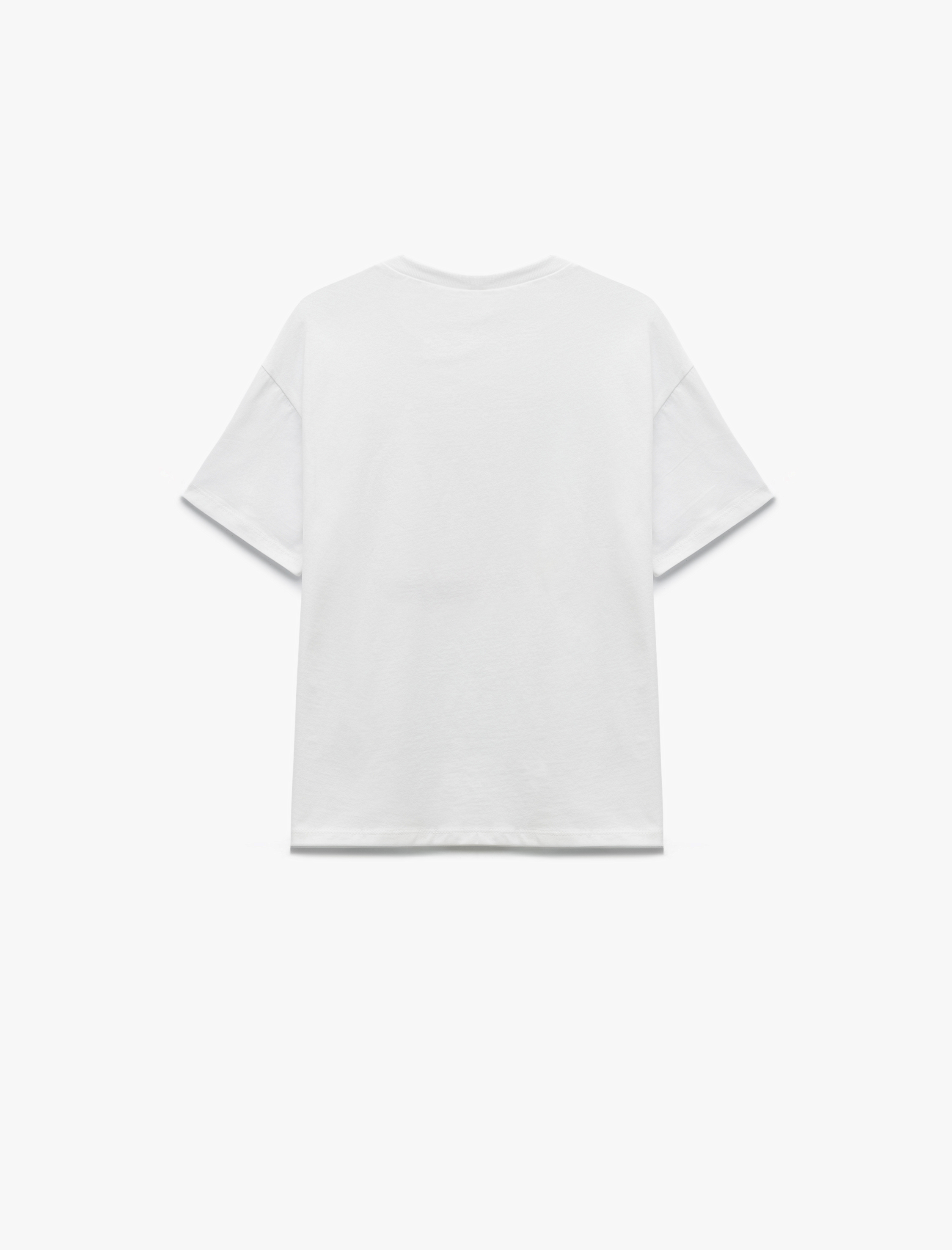  Erkek Çocuk Atatürk Baskılı Pamuklu Kısa Kollu Tişört