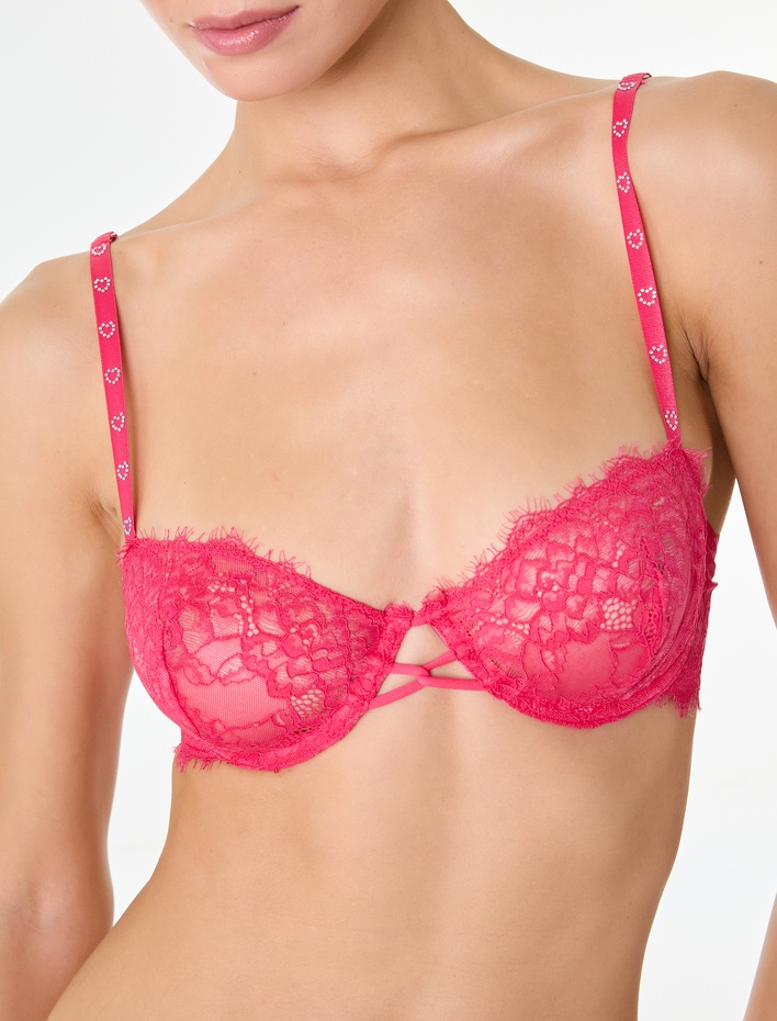  Rahat Kalıp Balenli Dolgusuz Dantelli Sütyen