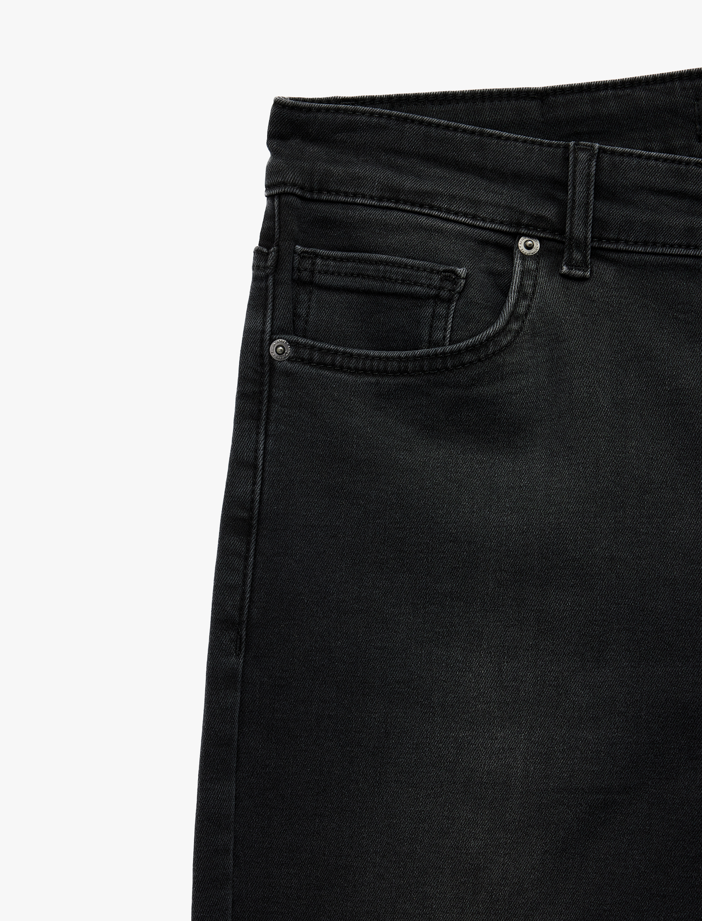   Slim Fit Düğmeli Cepli Jean Pantolon - Slim Fit Brad Jeans