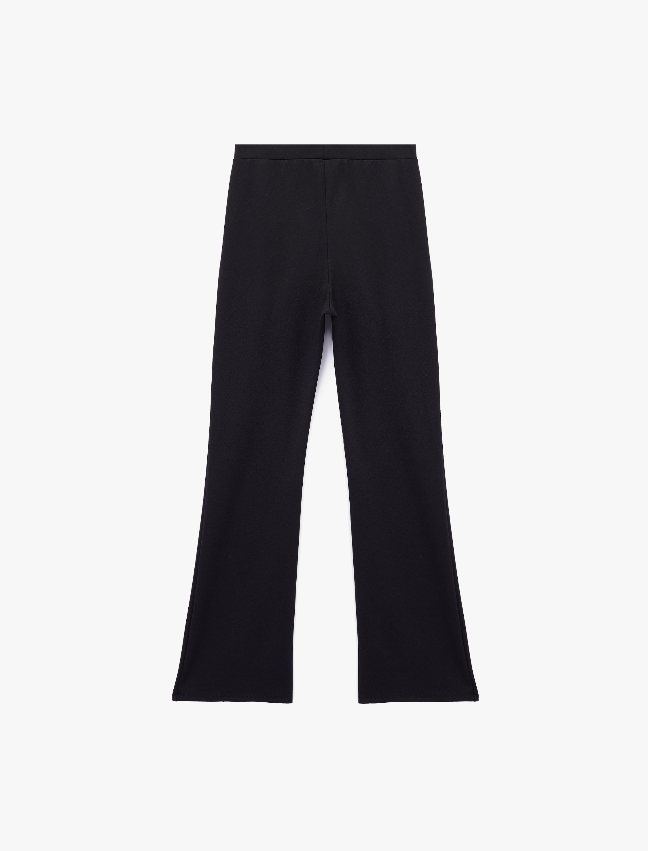   Slim Fit Nervür Detaylı Geniş İspanyol Paça Pantolon