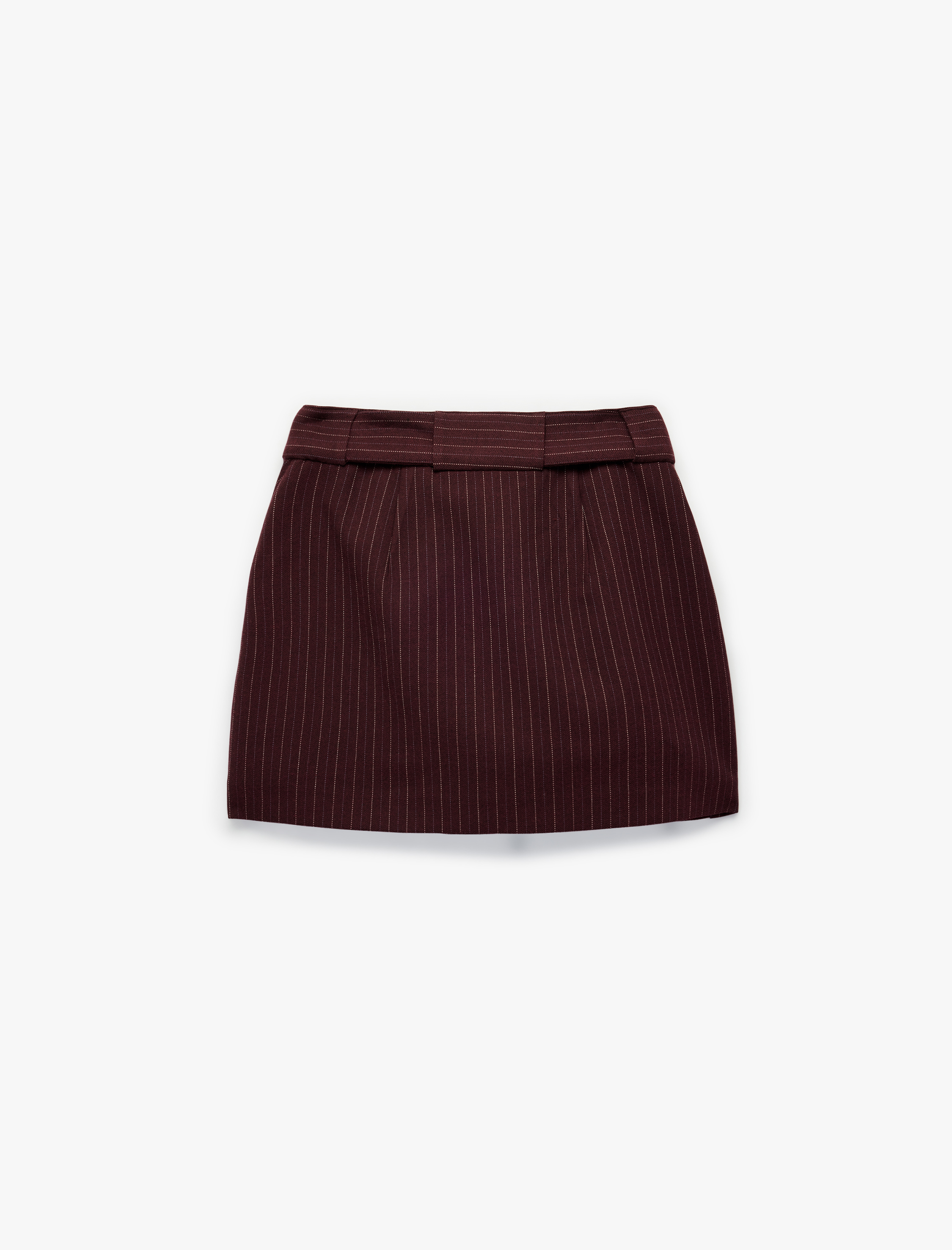   Koton X Sibil Çetinkaya - A Kesim Kemerli Kruvaze Mini Etek