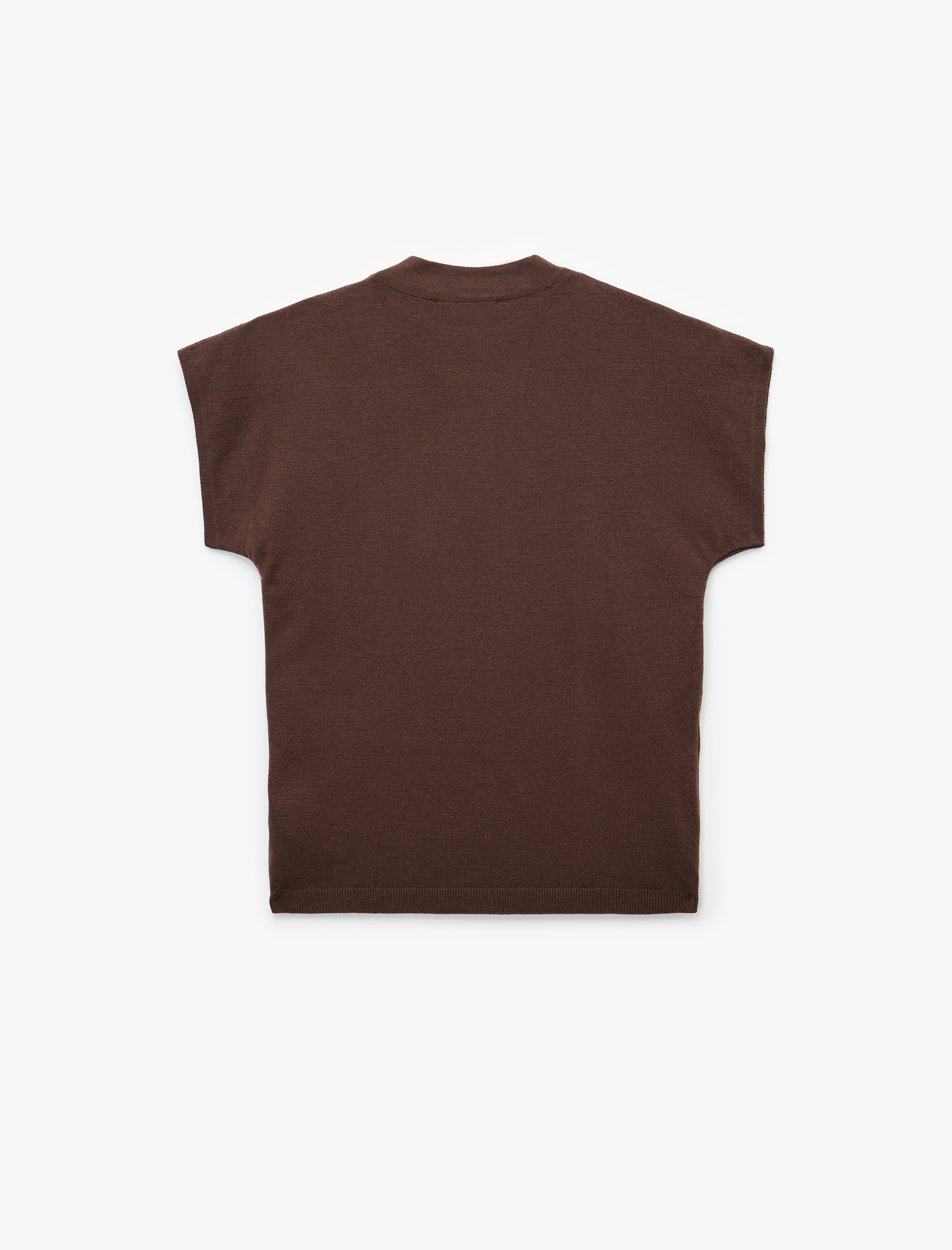   Koton X Sima Tarkan - Regular Fit Kısa Kollu Hafif Dik Yaka Triko Kazak