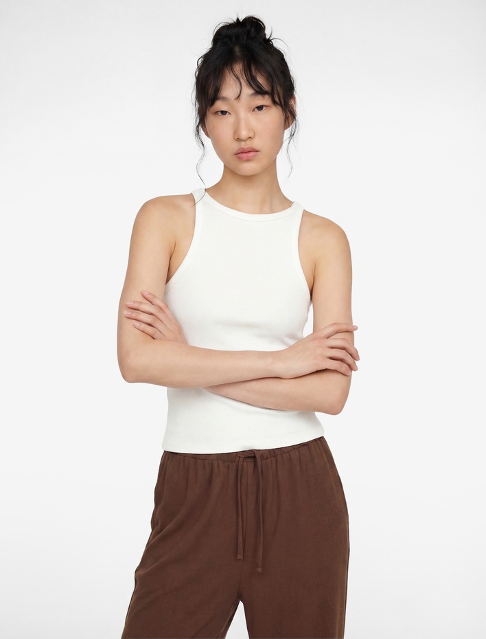  Beli Bağcıklı Geniş Paça Aerobin Pantolon