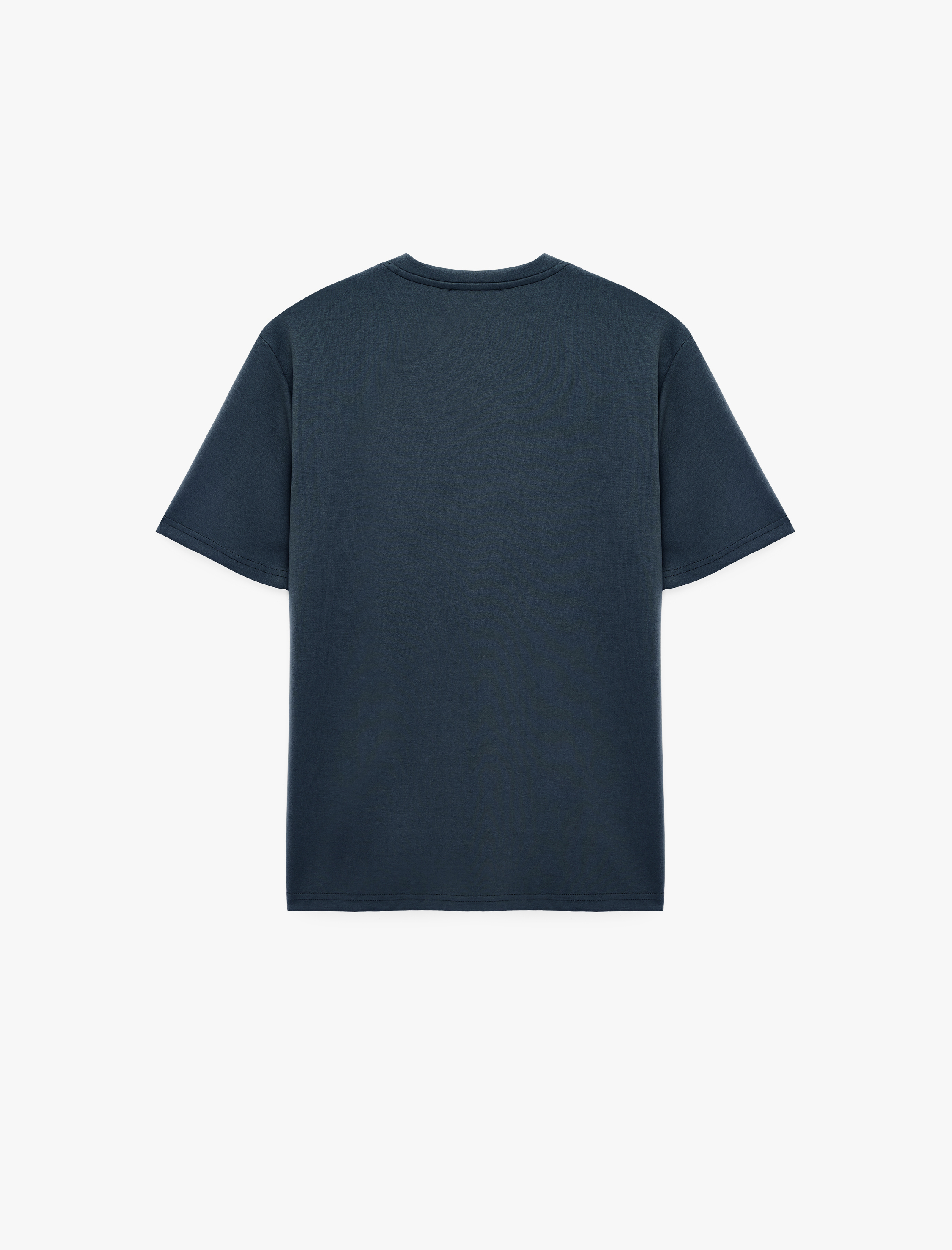   Regular Fit Bisiklet Yaka Viskon Karışımlı Kısa Kollu Basic Tişört