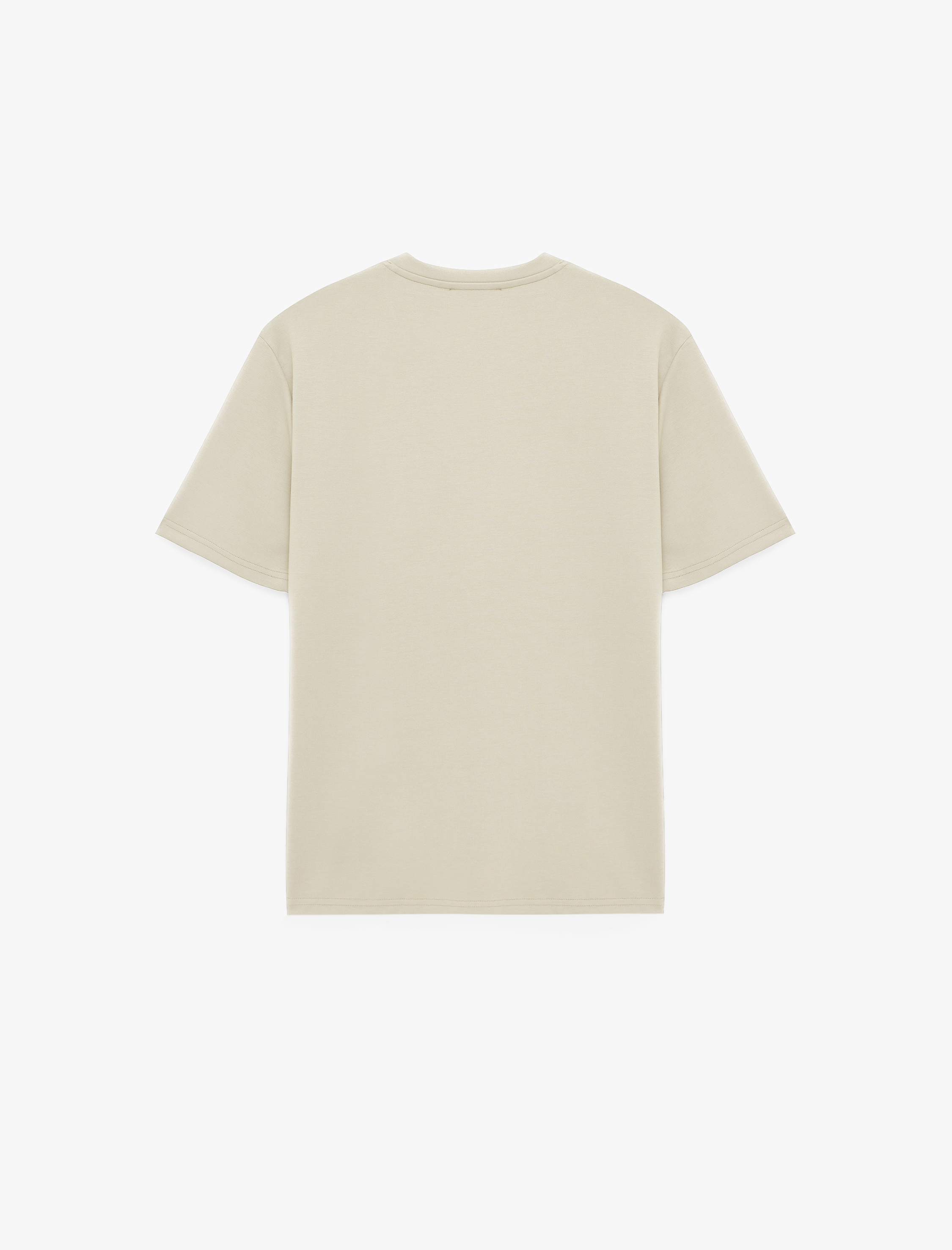   Regular Fit Bisiklet Yaka Viskon Karışımlı Kısa Kollu Basic Tişört