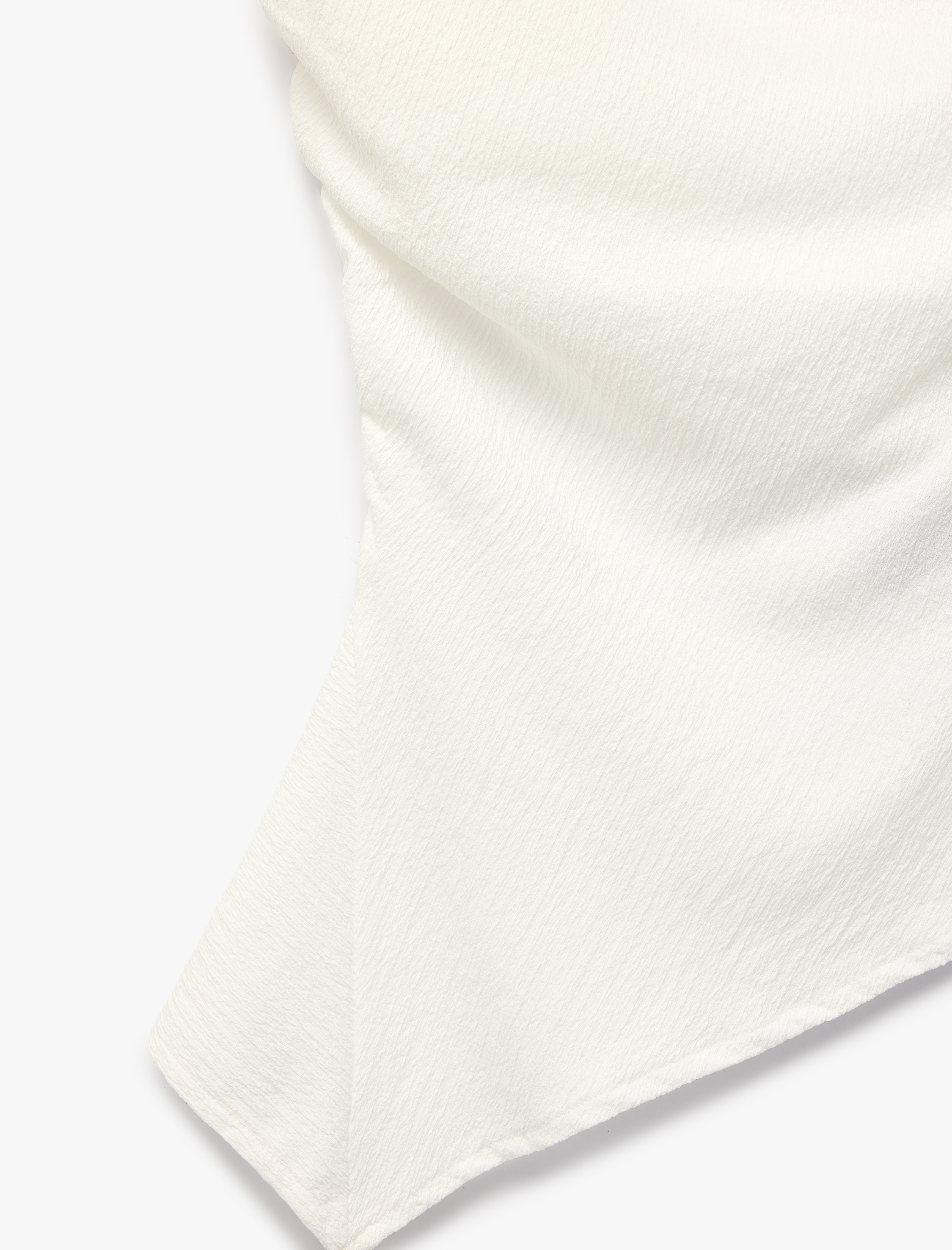   Asimetrik Kesim Slim Fit Kolsuz Straplez Yaka Büstiyer