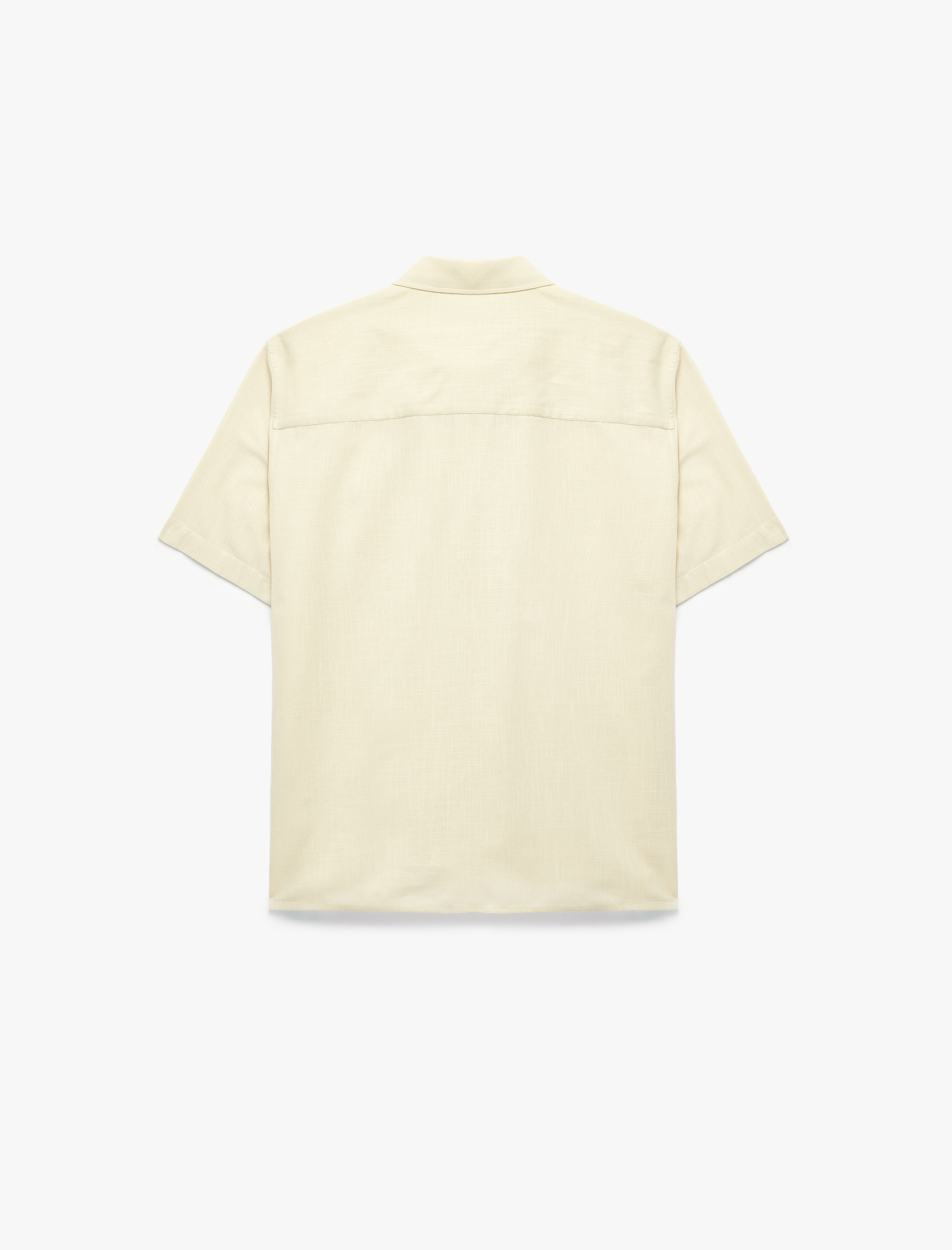   Regular Fit Klasik Yaka Pamuklu Kısa Kollu Gömlek