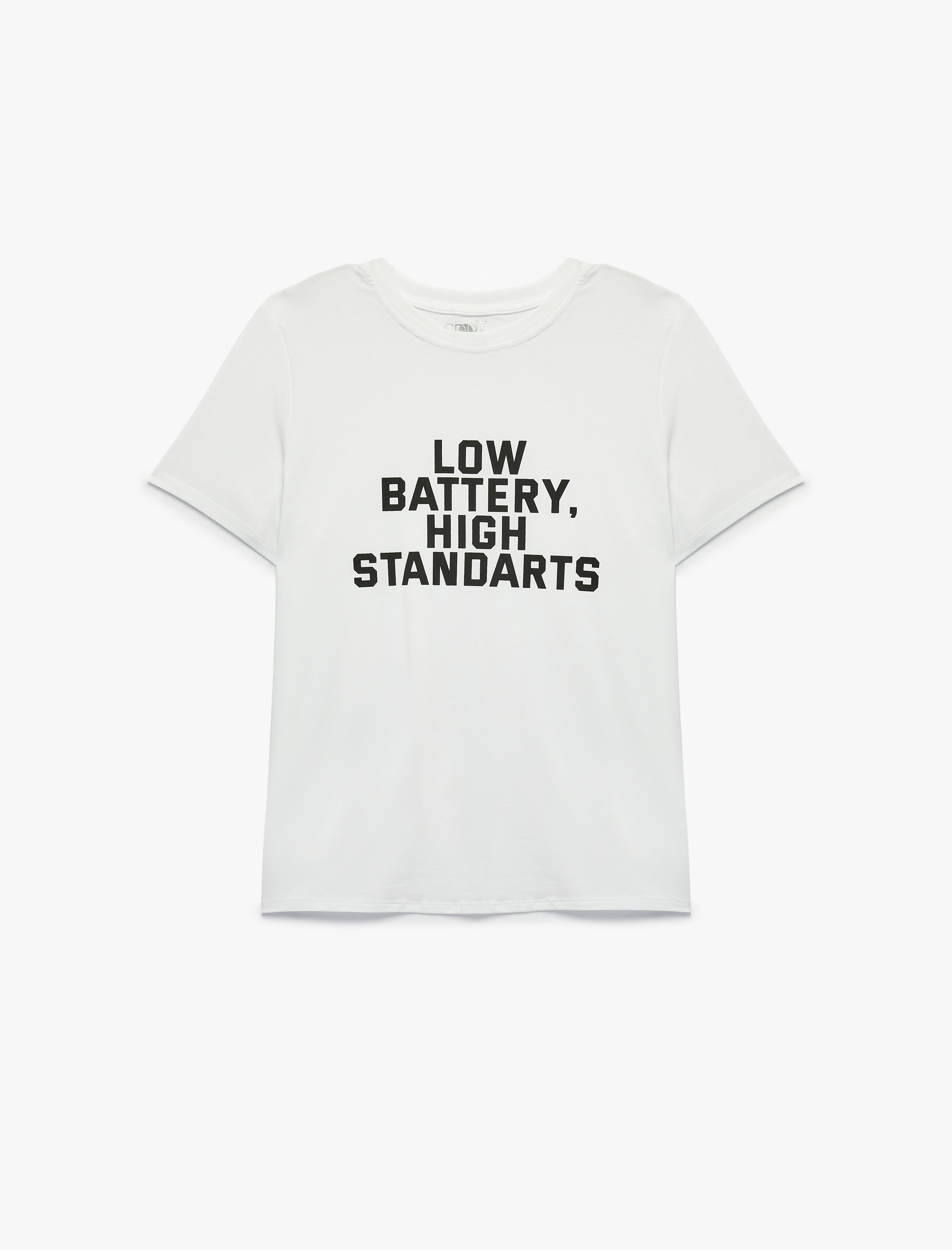   Modal Karışımlı Bisiklet Yaka Kısa Kollu Rahat Kalıp Baskılı Spor Tişört