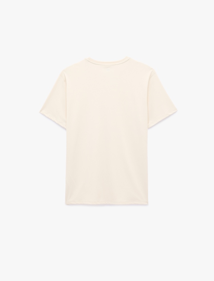  Kısa Kollu Regular Fit Bisiklet Yaka Basic Spor Tişört