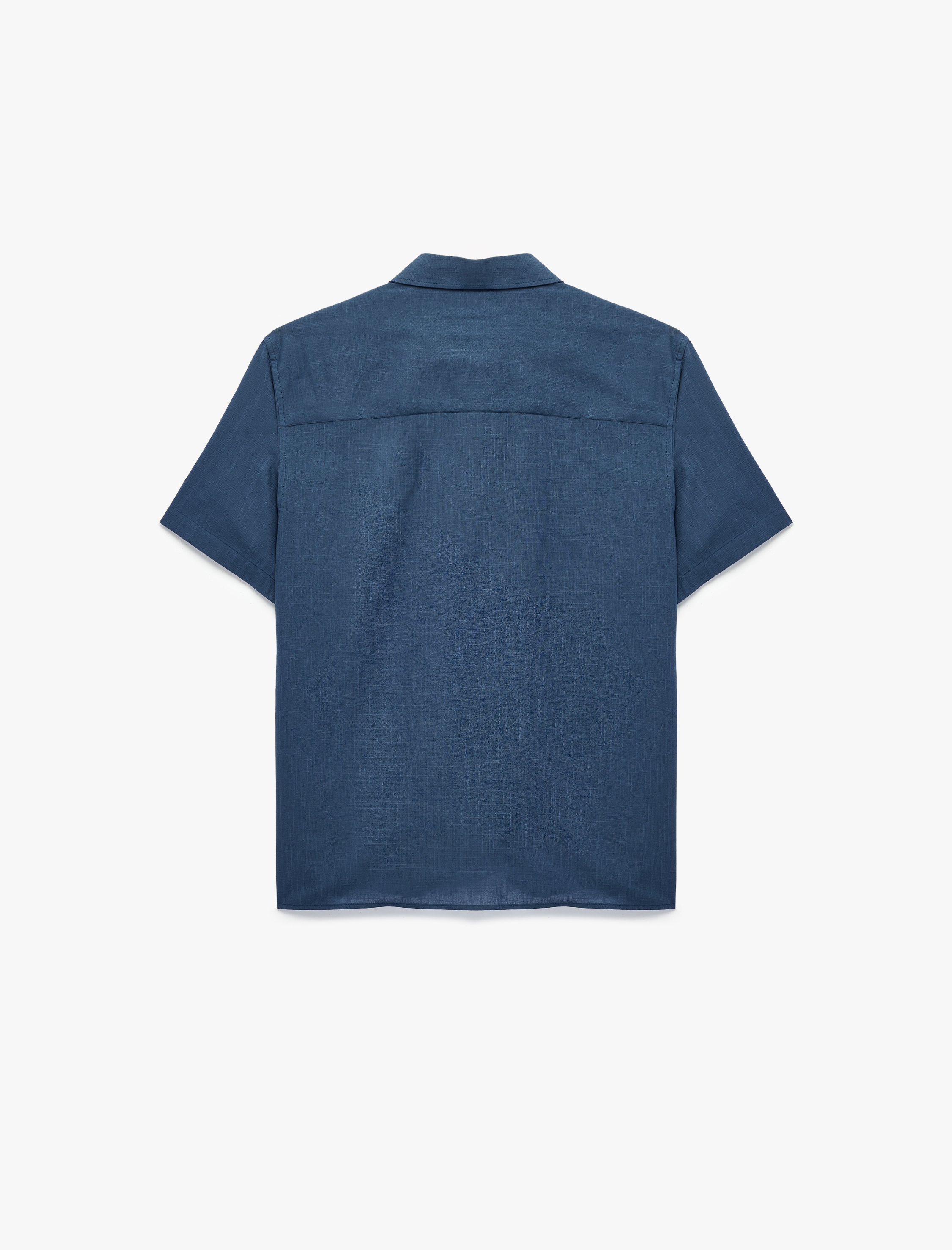   Regular Fit Klasik Yaka Pamuklu Kısa Kollu Gömlek