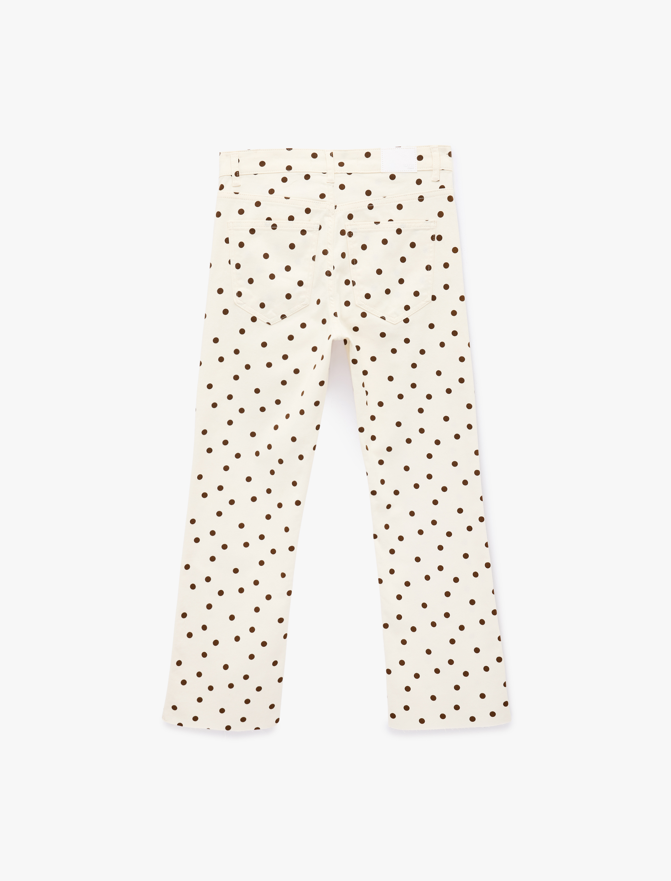   Leopar Desenli Dar Kesim Jean Pantolon