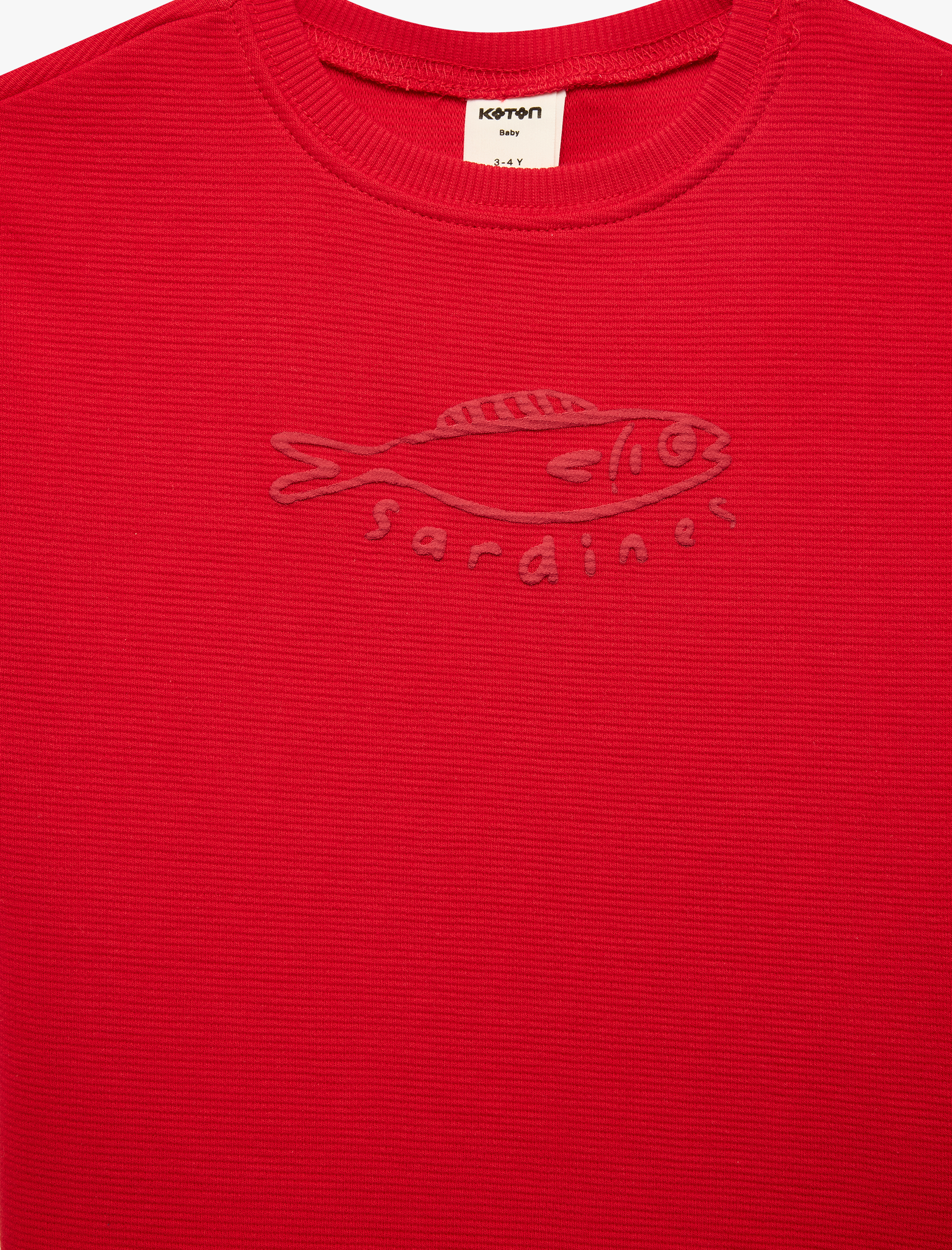  Erkek Bebek Pamuklu Kısa Kollu Bisiklet Yaka Baskılı Tişört