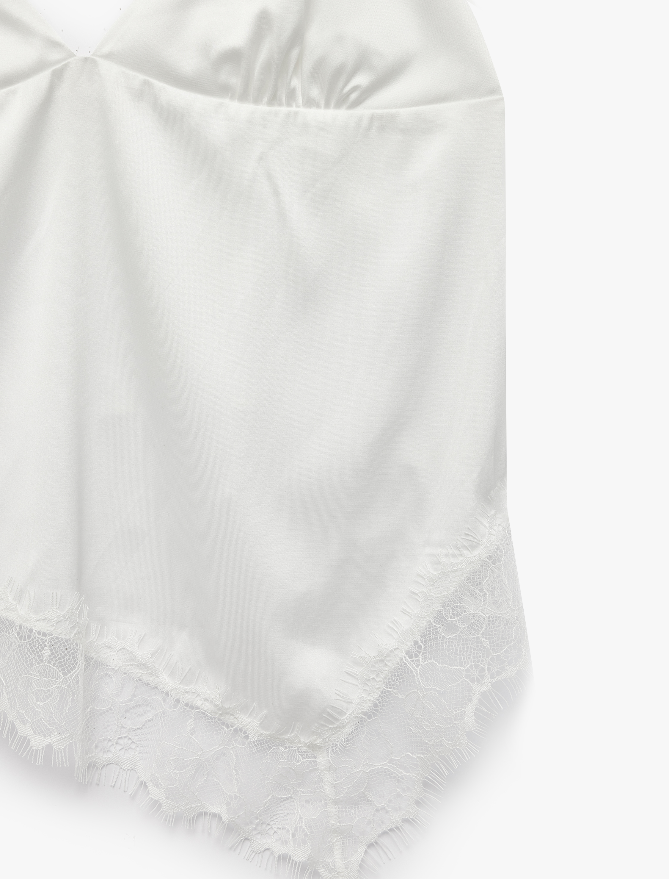   Dantel Detaylı İnce Askılı Pijama Üstü