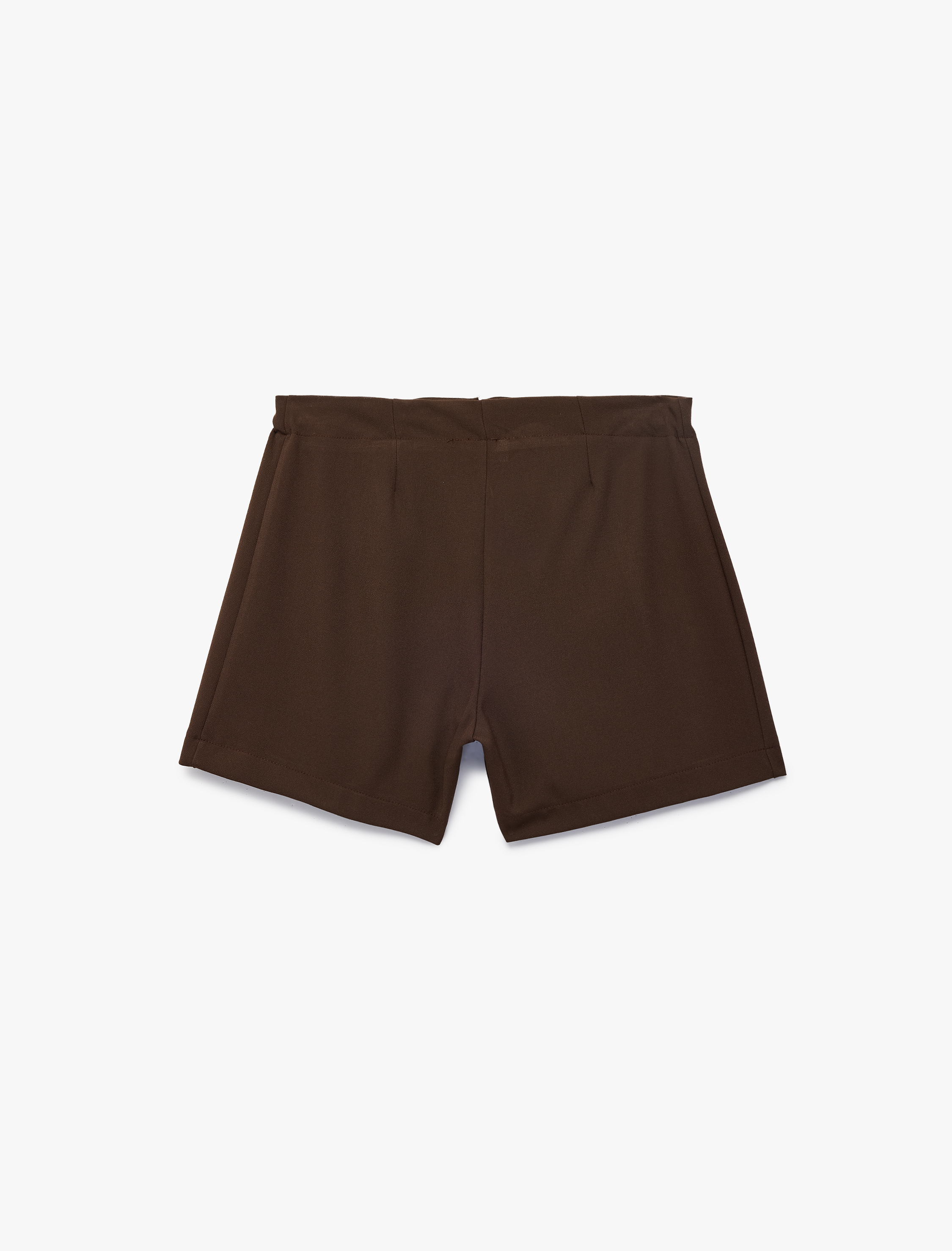  Kız Çocuk Viskon Karışımlı Pileli Şort