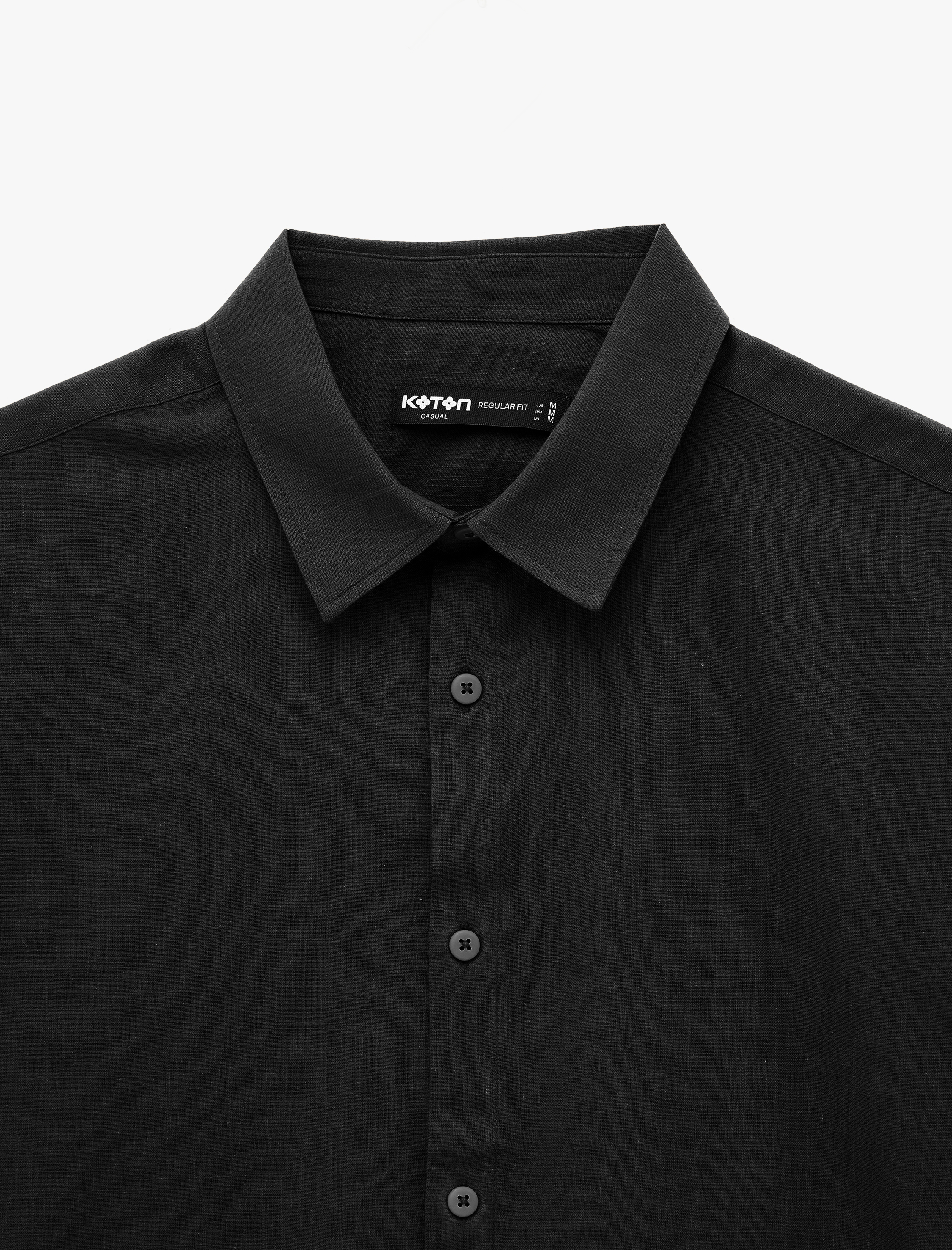   Regular Fit Klasik Yaka Pamuklu Kısa Kollu Gömlek