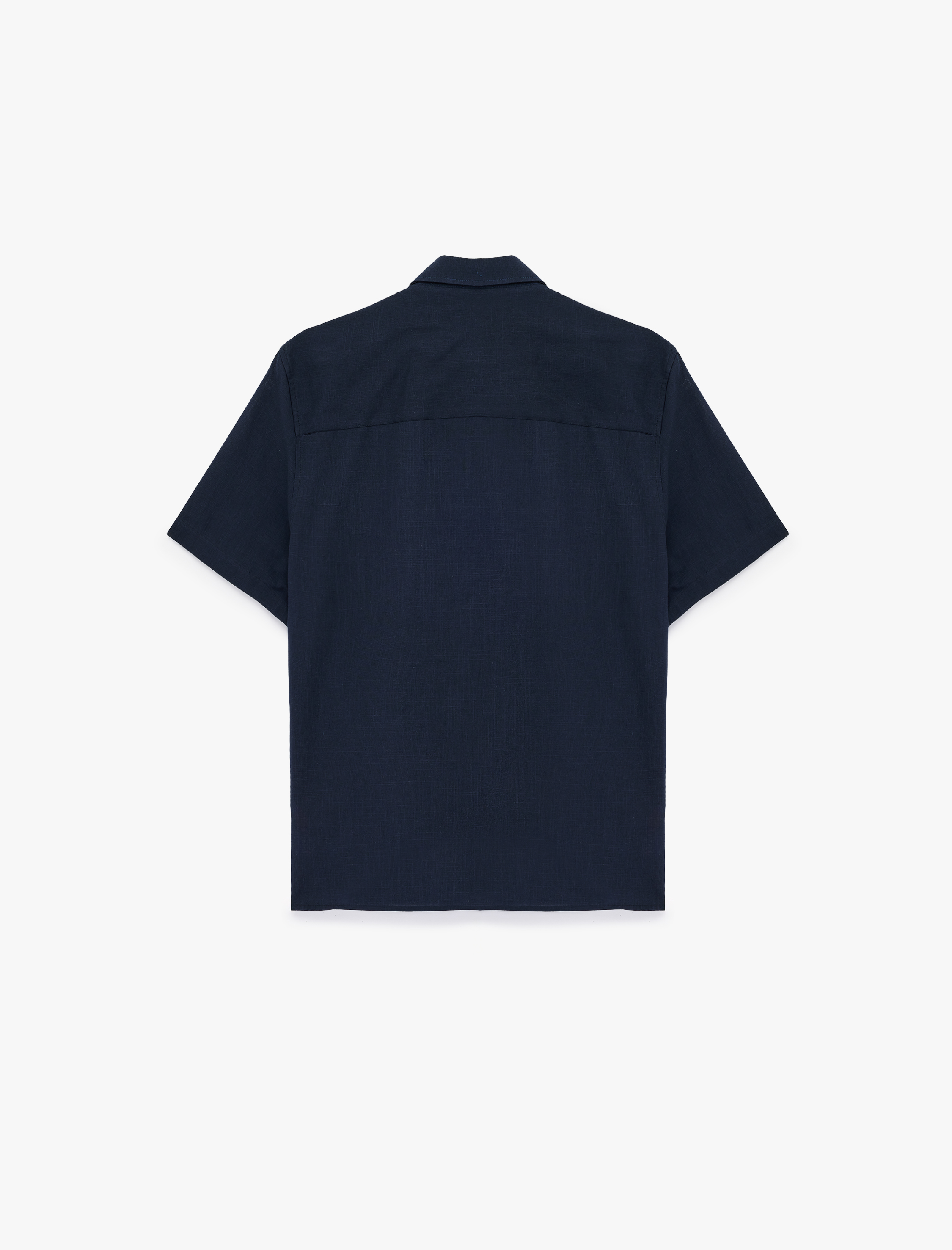   Regular Fit Klasik Yaka Pamuklu Kısa Kollu Gömlek